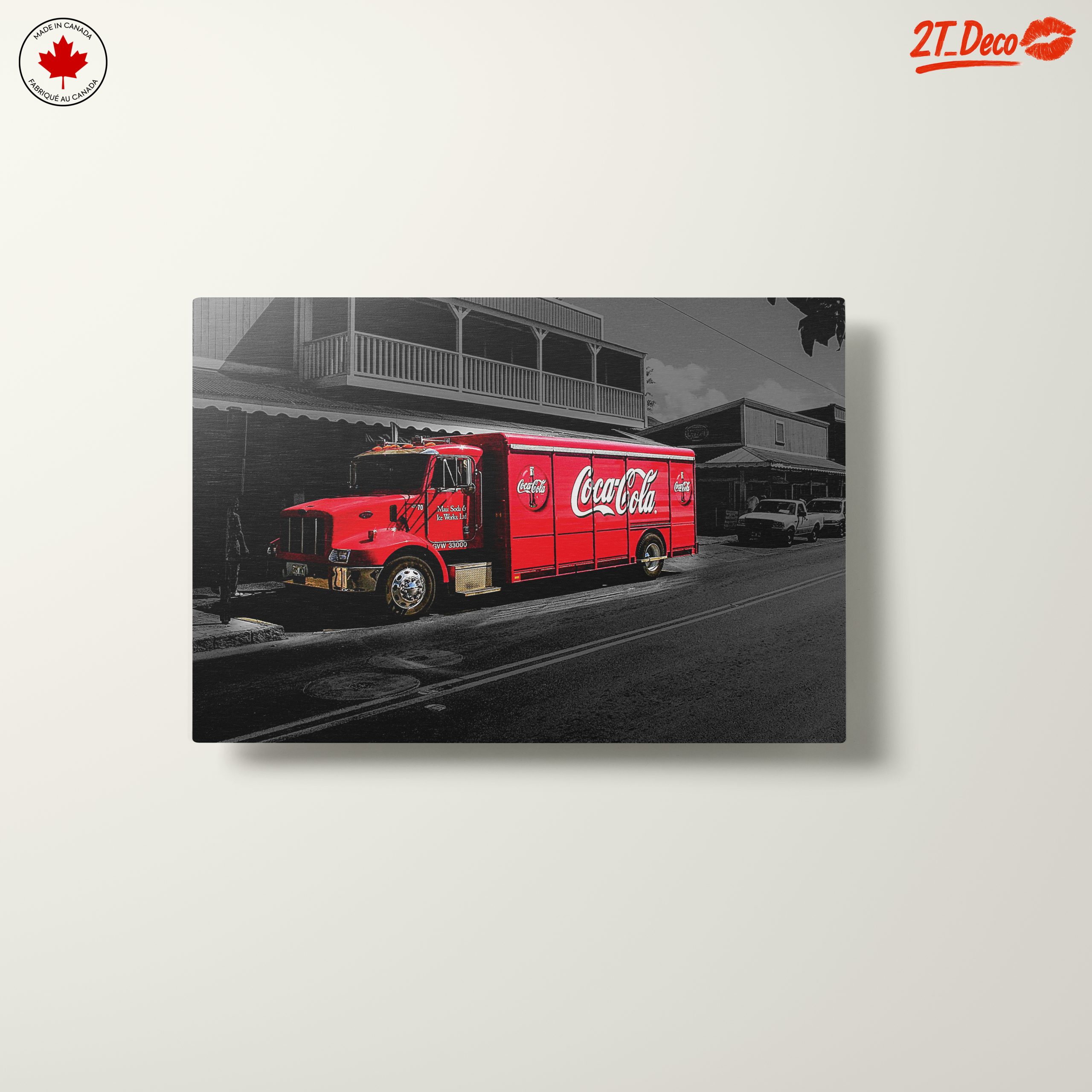 Classic Coca Cola Delivery Truck Art - Image 10