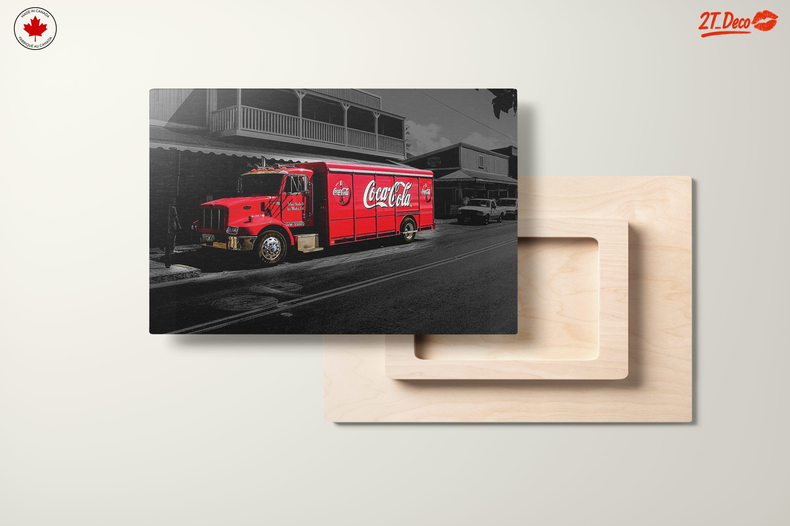 Classic Coca Cola Delivery Truck Art - Image 11