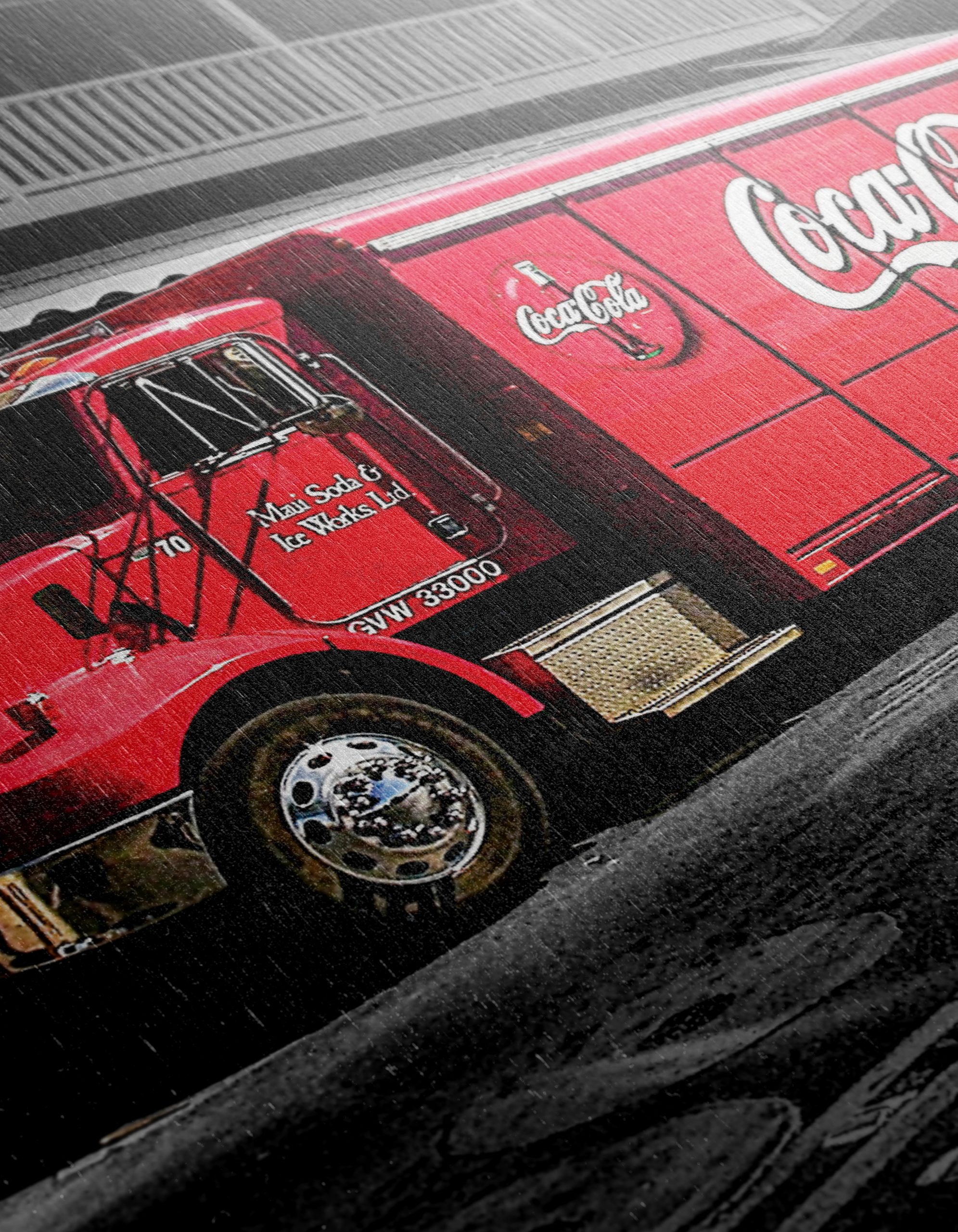 Classic Coca Cola Delivery Truck Art - Image 12