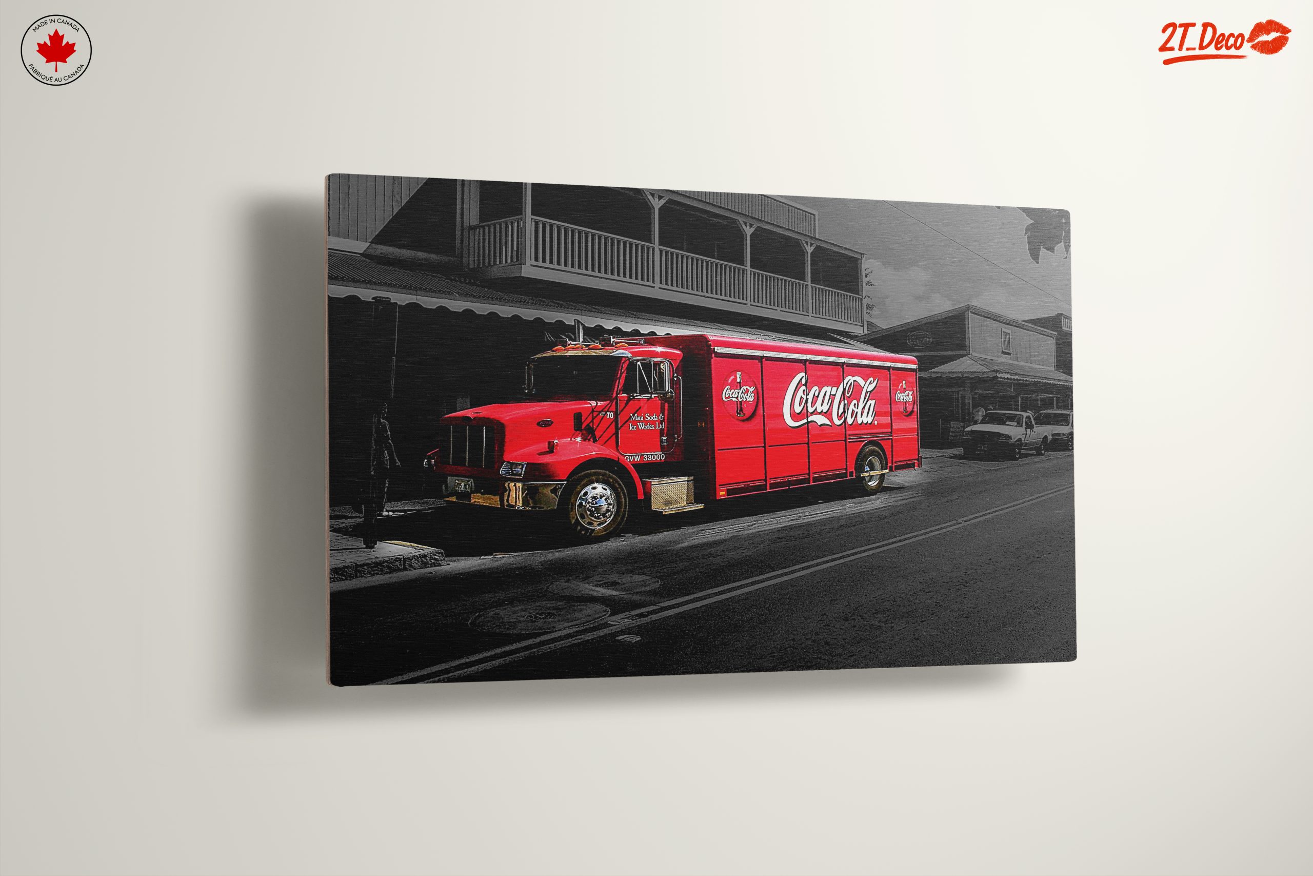 Classic Coca Cola Delivery Truck Art - Image 13