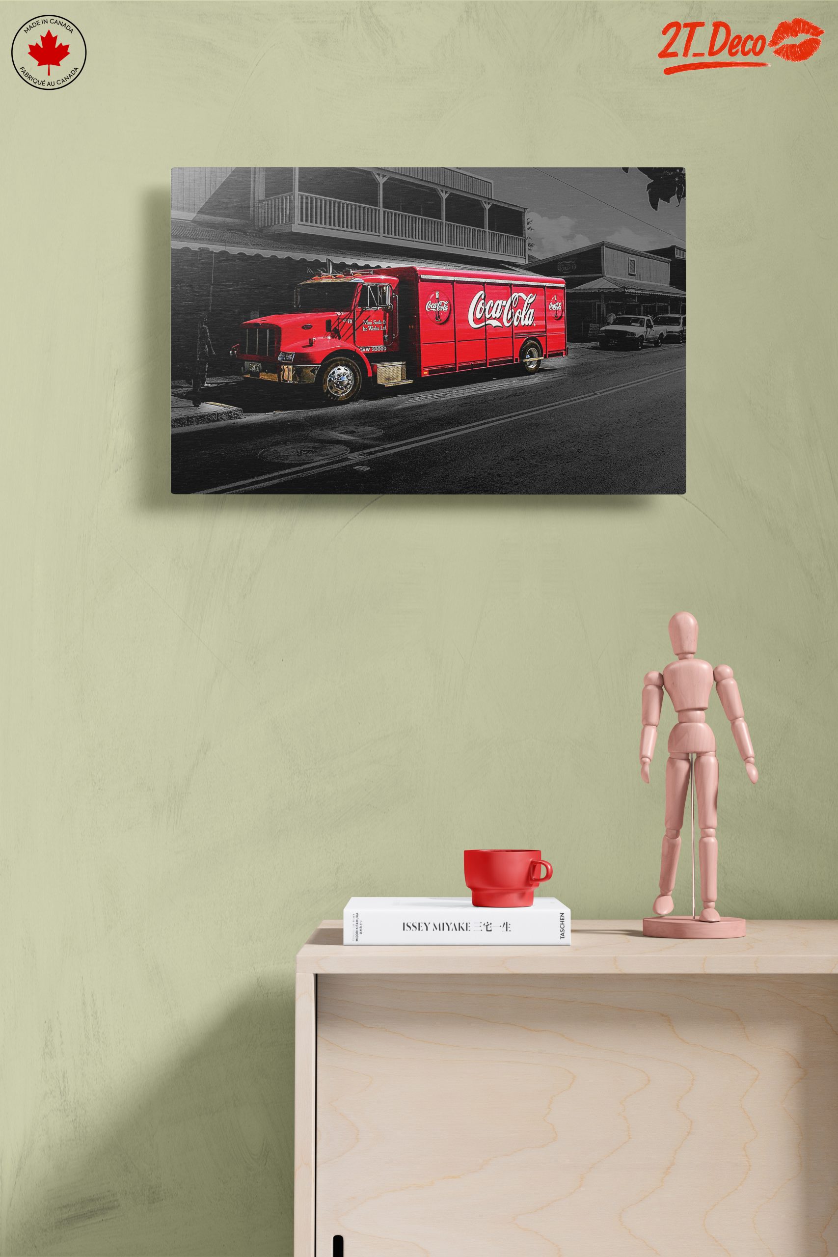 Classic Coca Cola Delivery Truck Art - Image 14