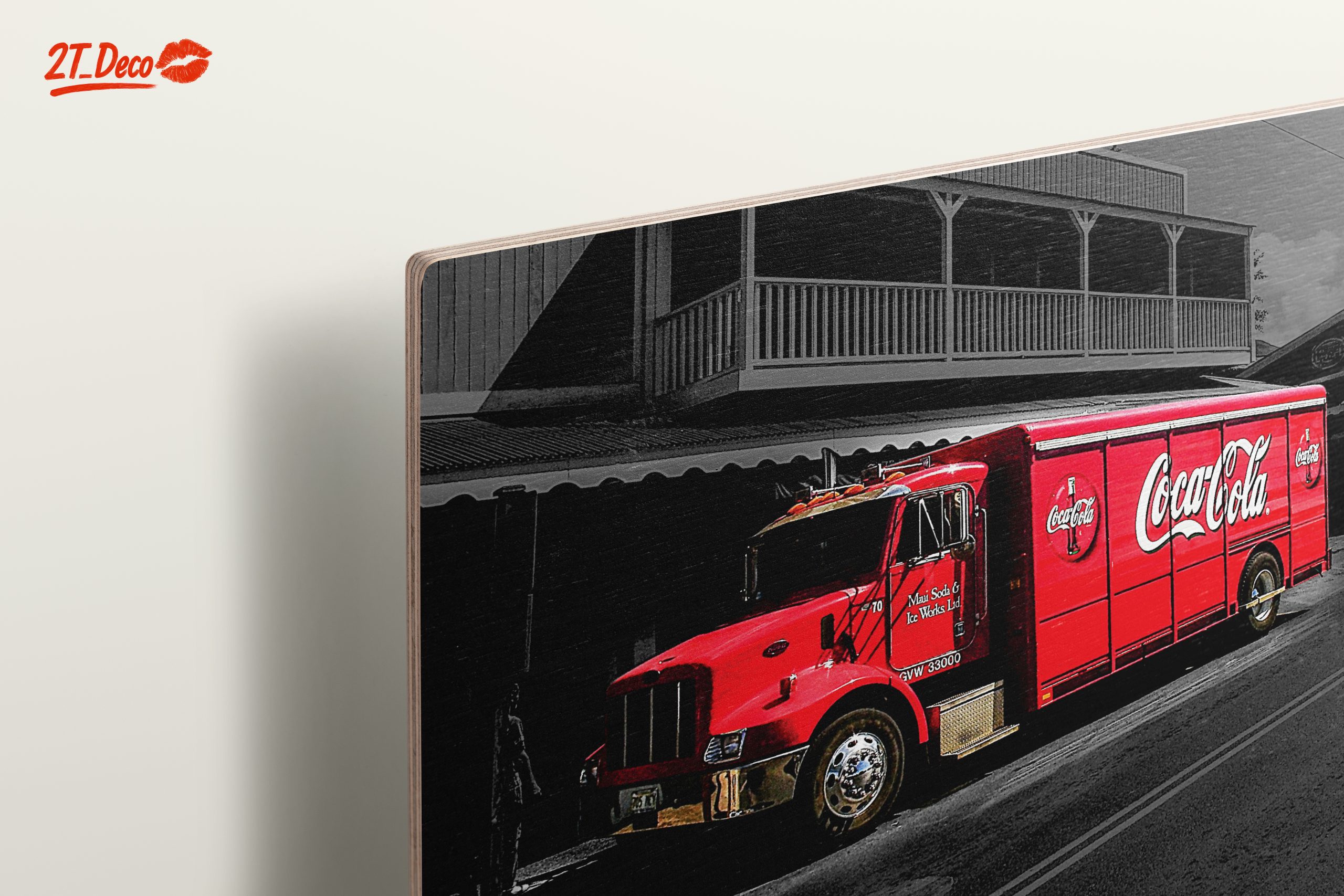 Classic Coca Cola Delivery Truck Art - Image 15
