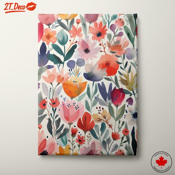 Colorful Floral Art Design
