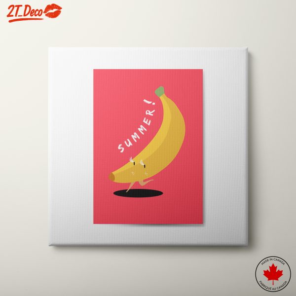 Whimsical Banana Art for Summer Vibes