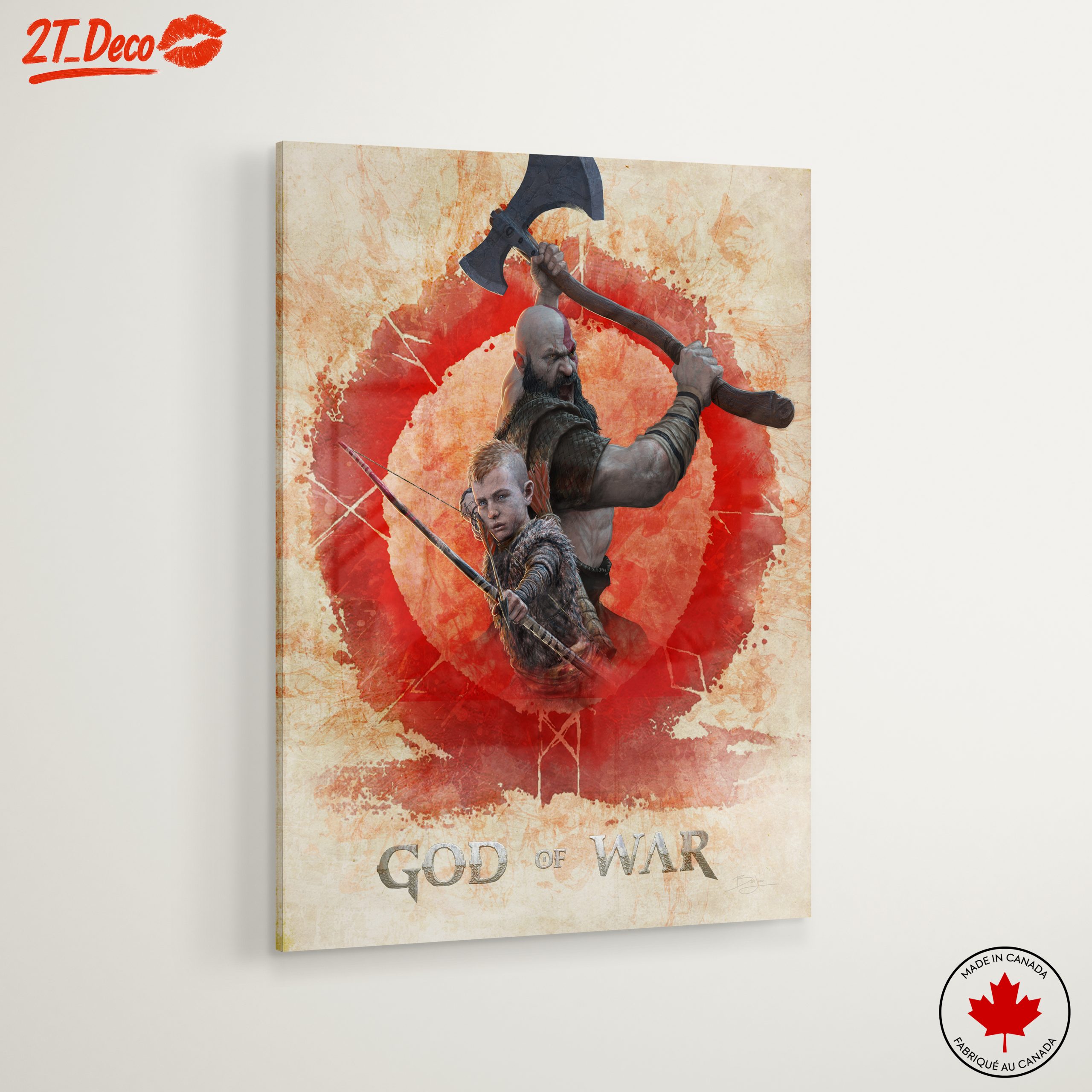 Epic God of War Artwork Featuring Kratos and Atreus 2 - Image 6