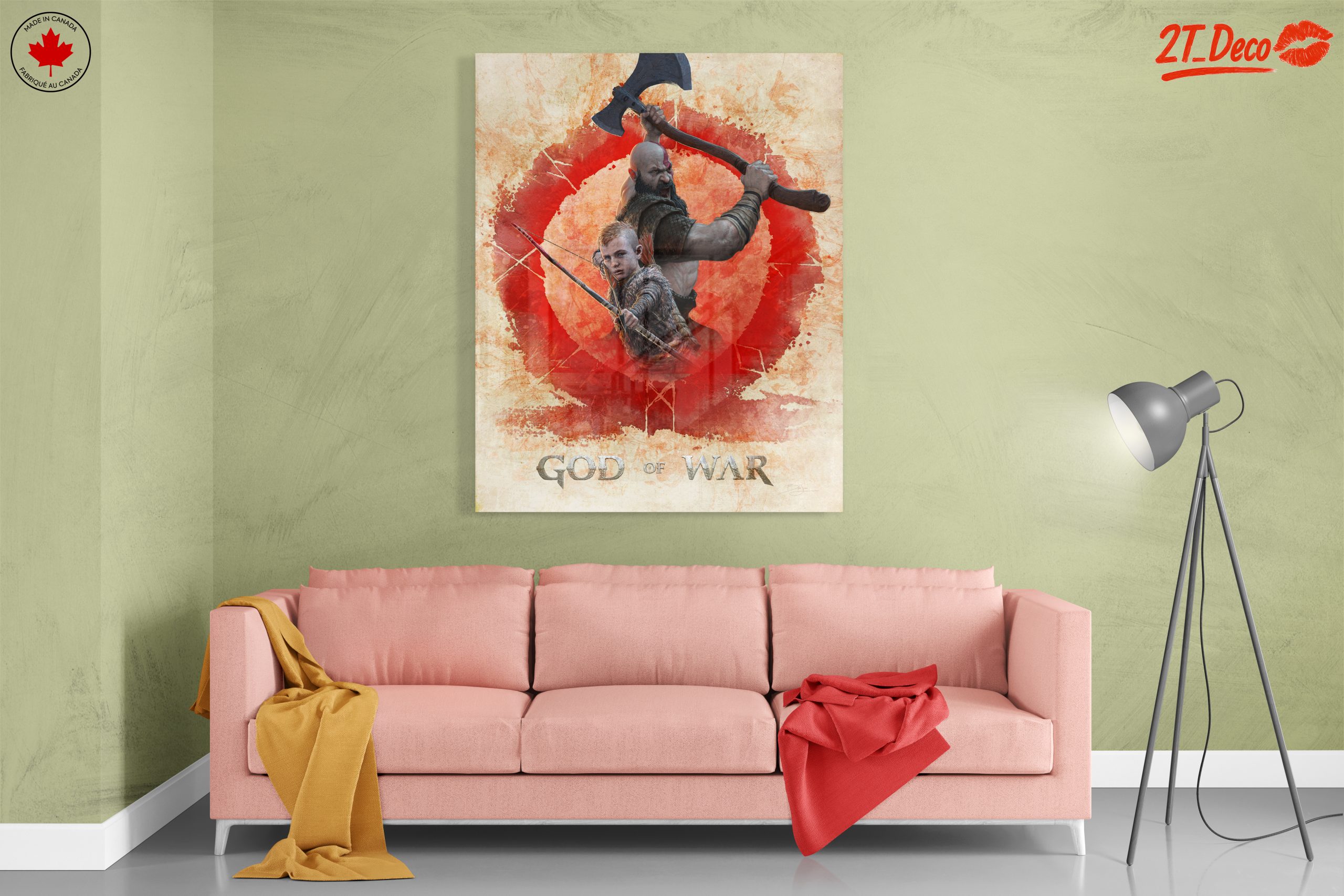 Epic God of War Artwork Featuring Kratos and Atreus 2 - Image 7