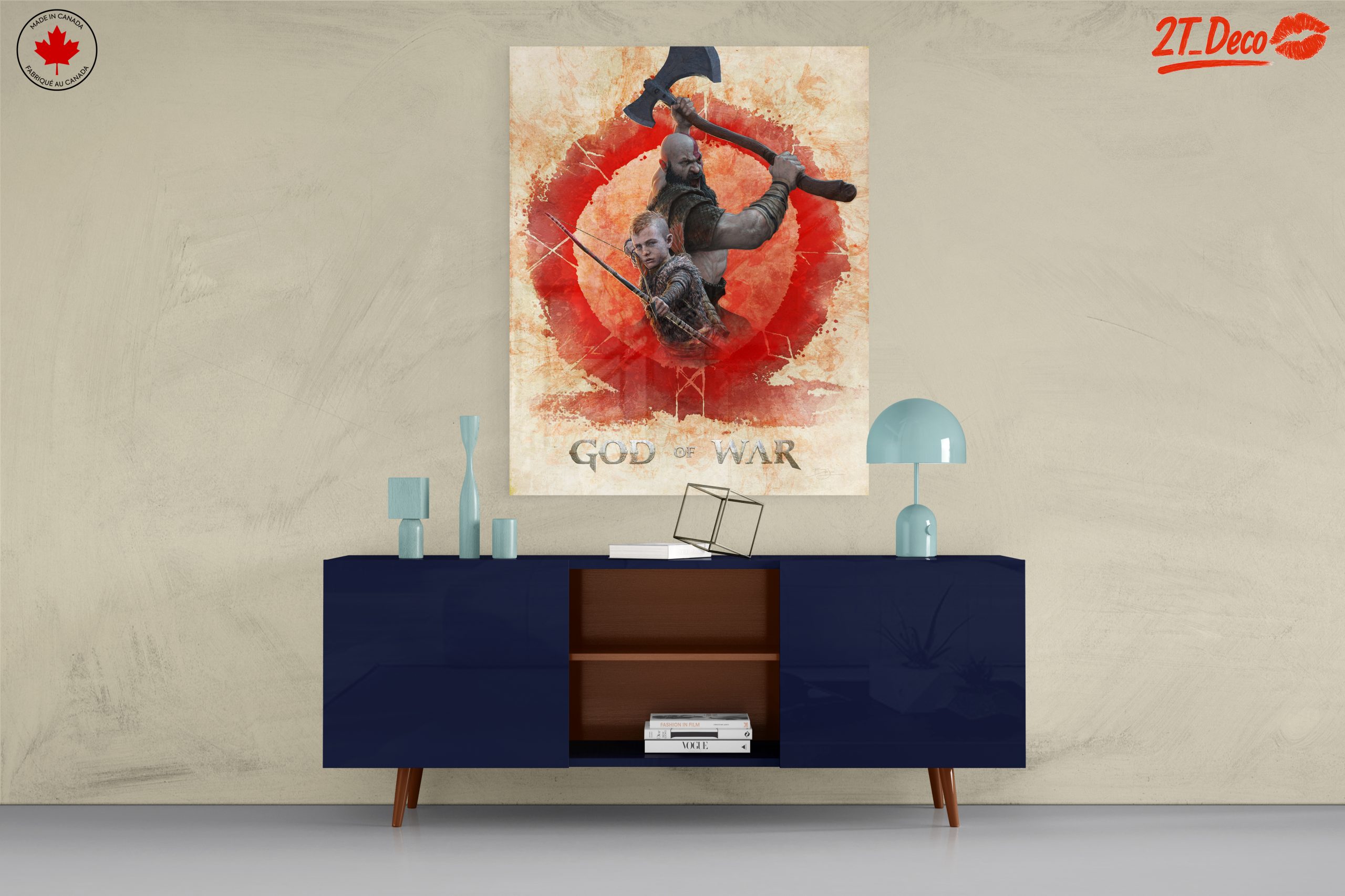 Epic God of War Artwork Featuring Kratos and Atreus 2 - Image 8
