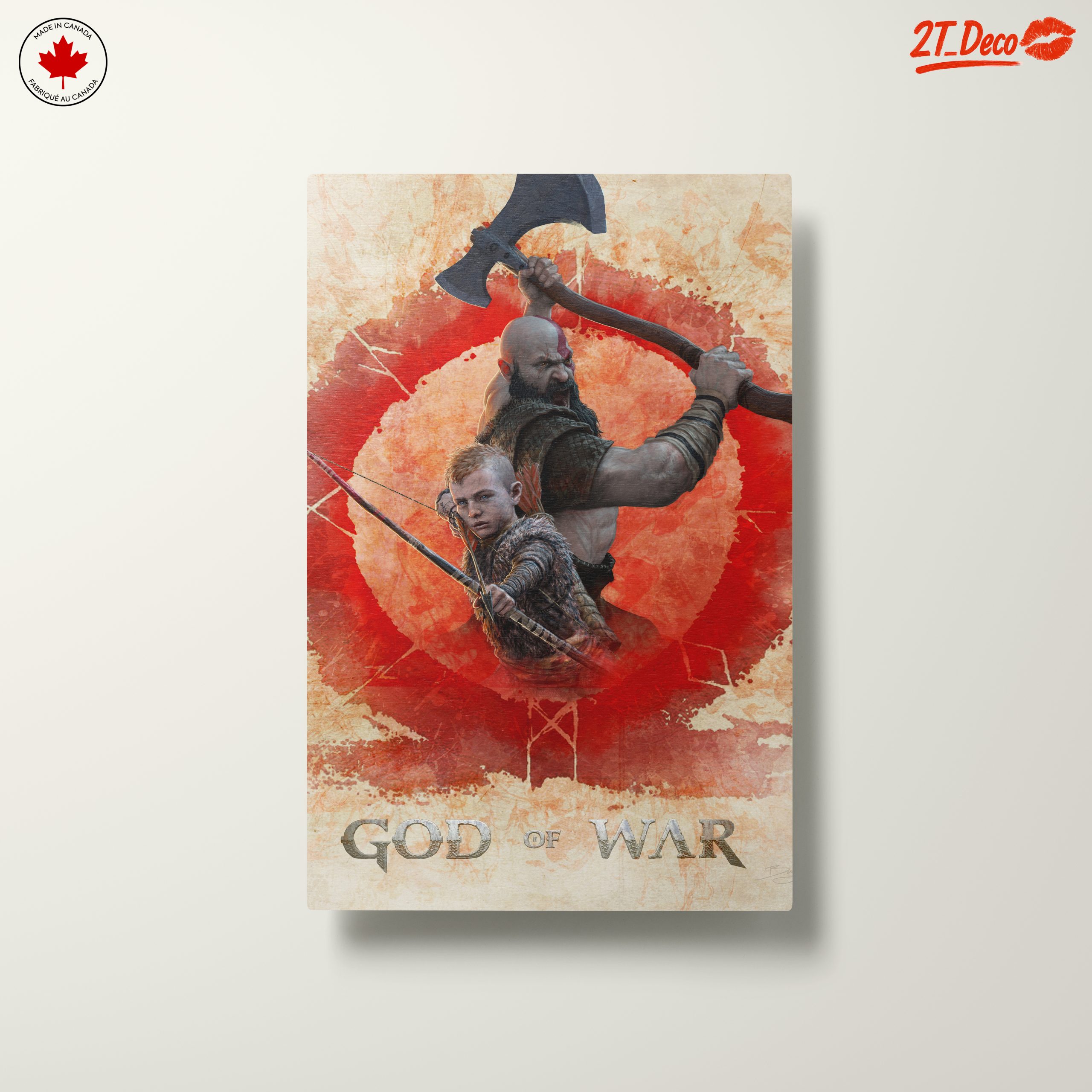 Epic God of War Artwork Featuring Kratos and Atreus 2 - Image 10