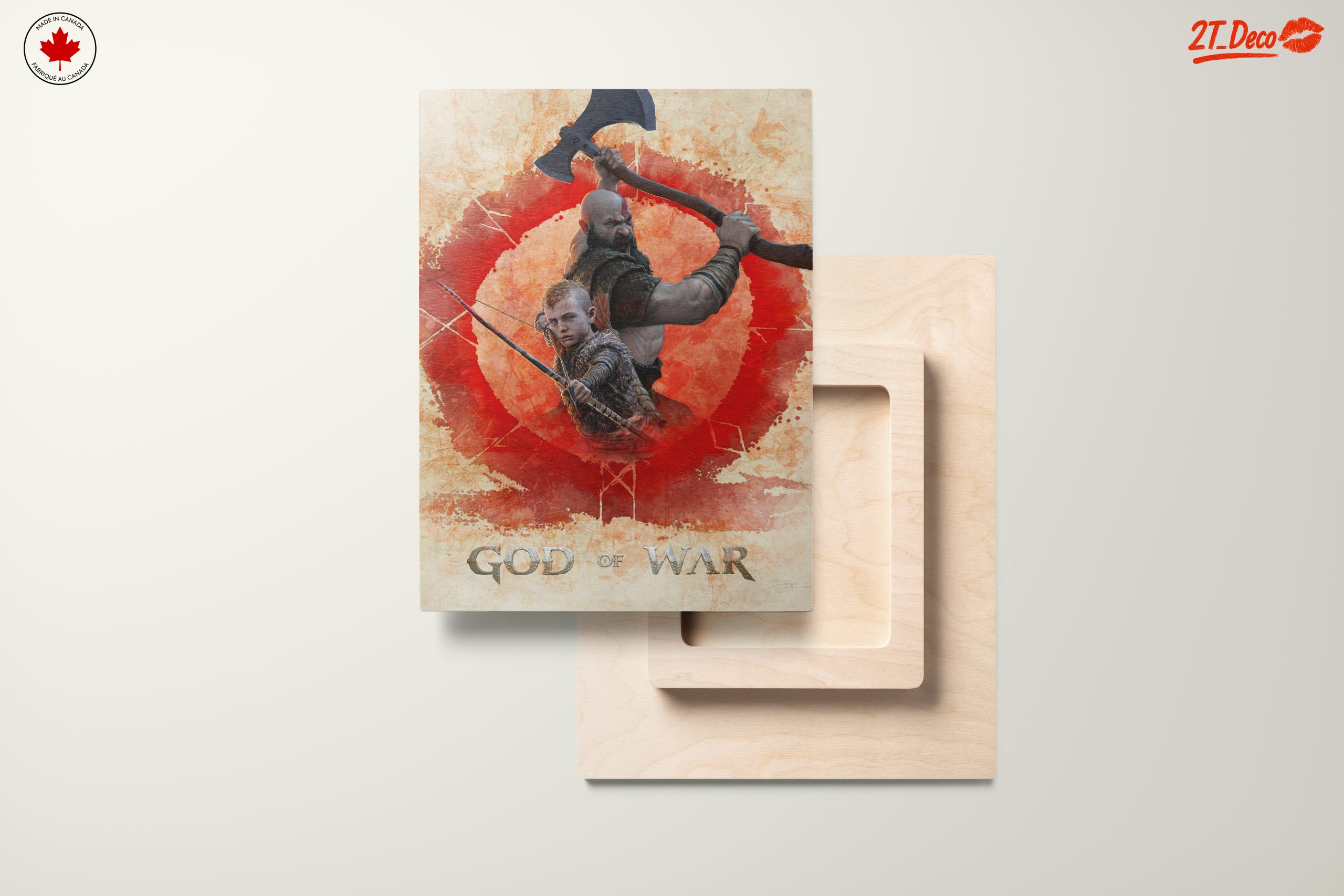 Epic God of War Artwork Featuring Kratos and Atreus 2 - Image 11
