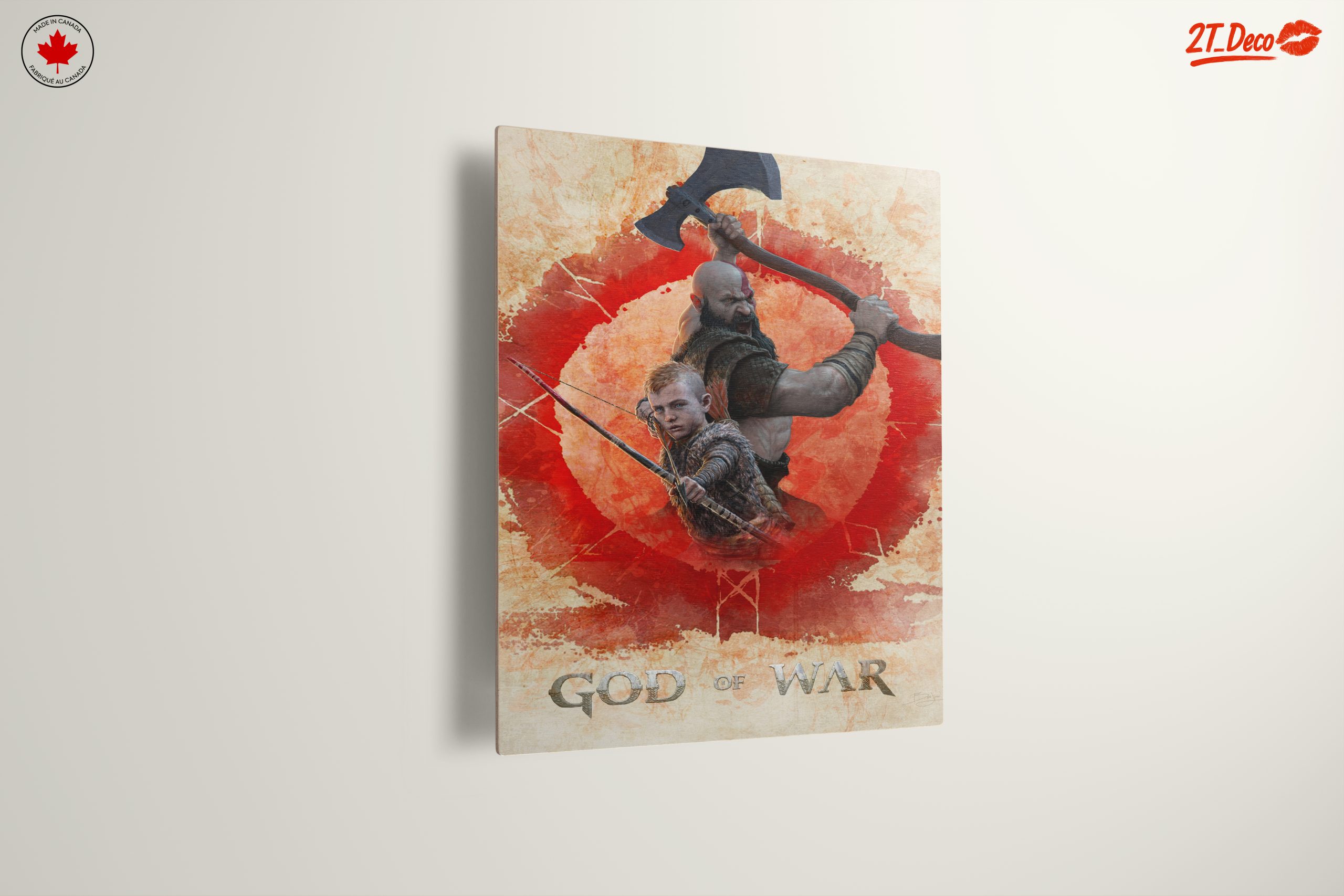 Epic God of War Artwork Featuring Kratos and Atreus 2 - Image 13