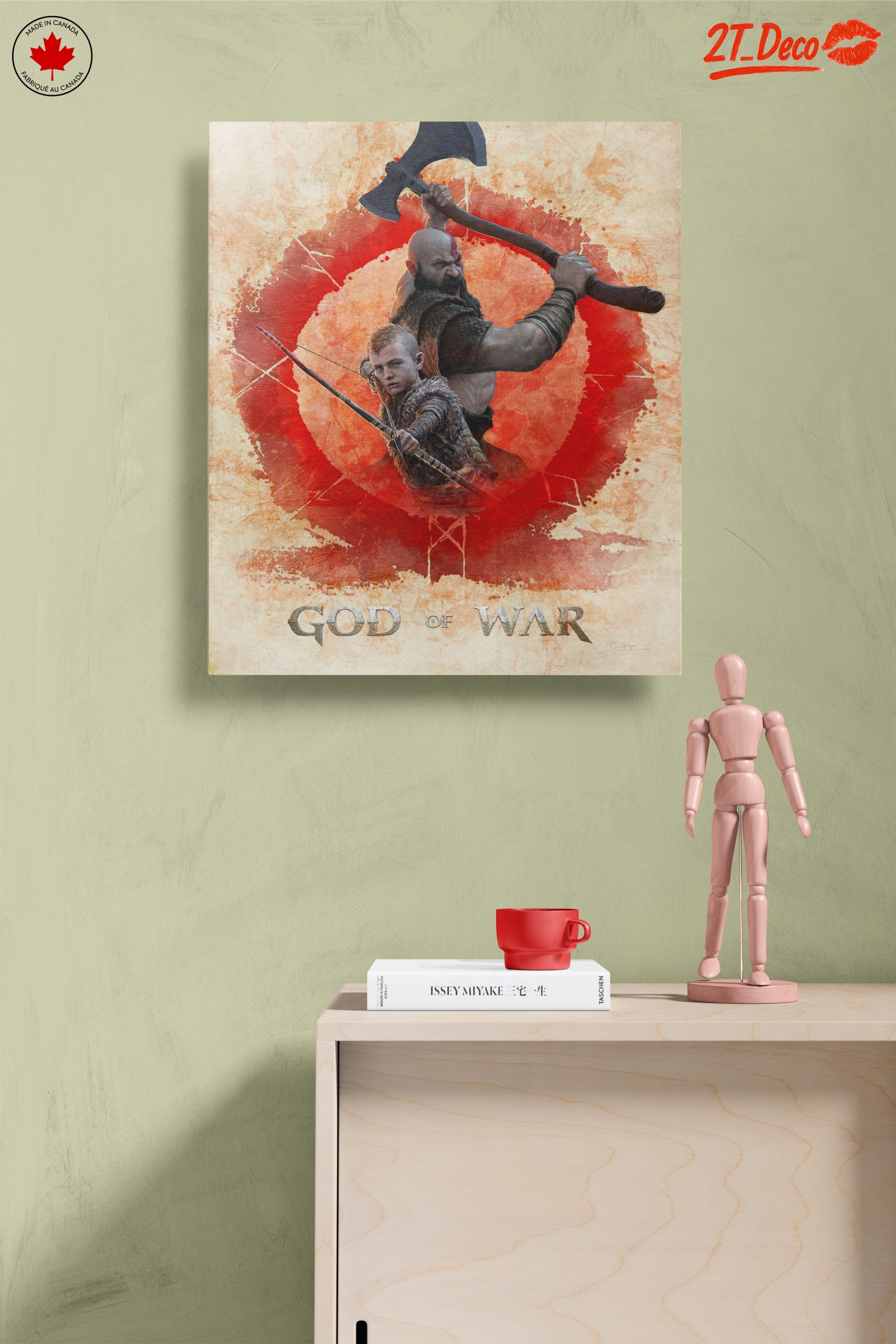 Epic God of War Artwork Featuring Kratos and Atreus 2 - Image 14