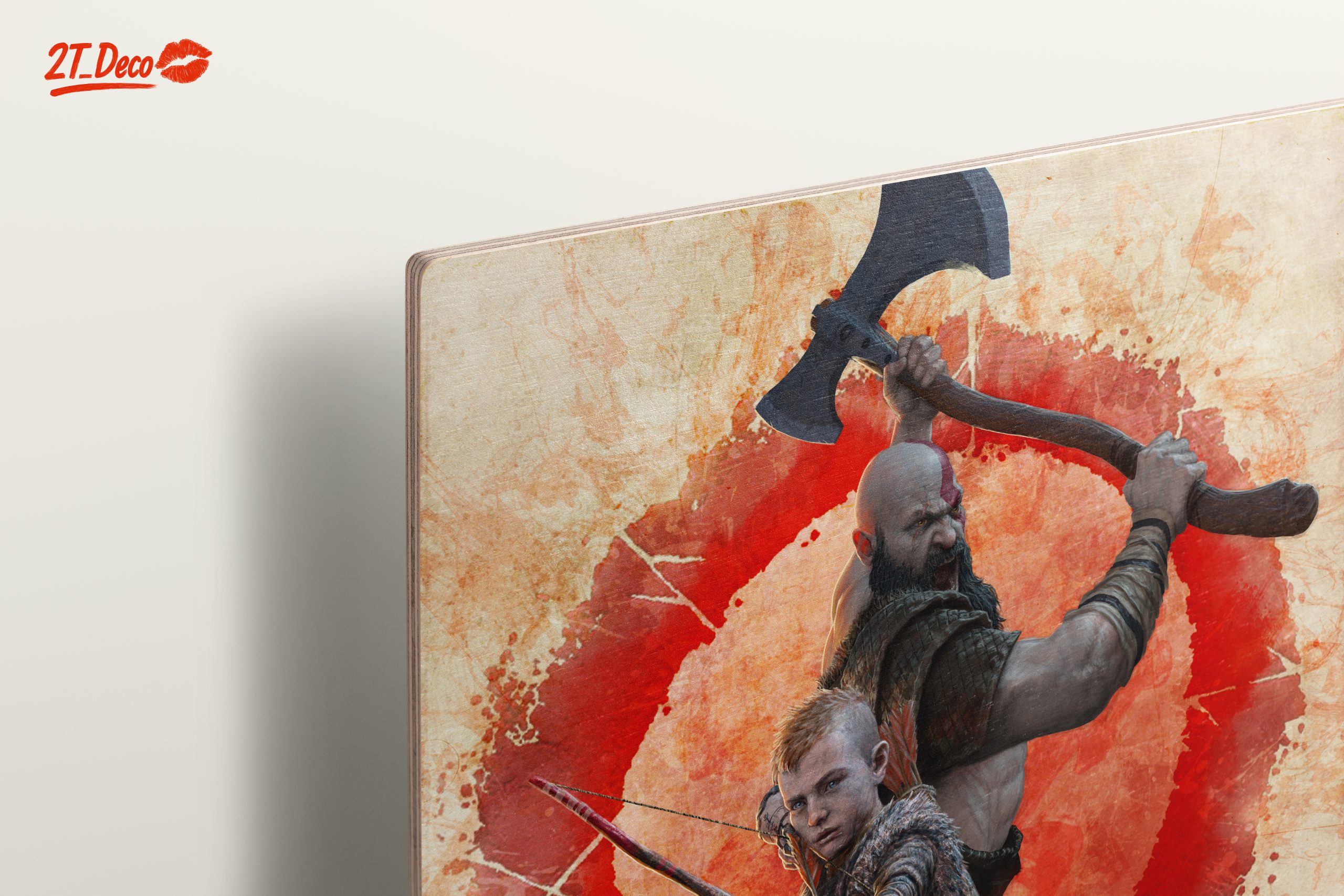 Epic God of War Artwork Featuring Kratos and Atreus 2 - Image 15