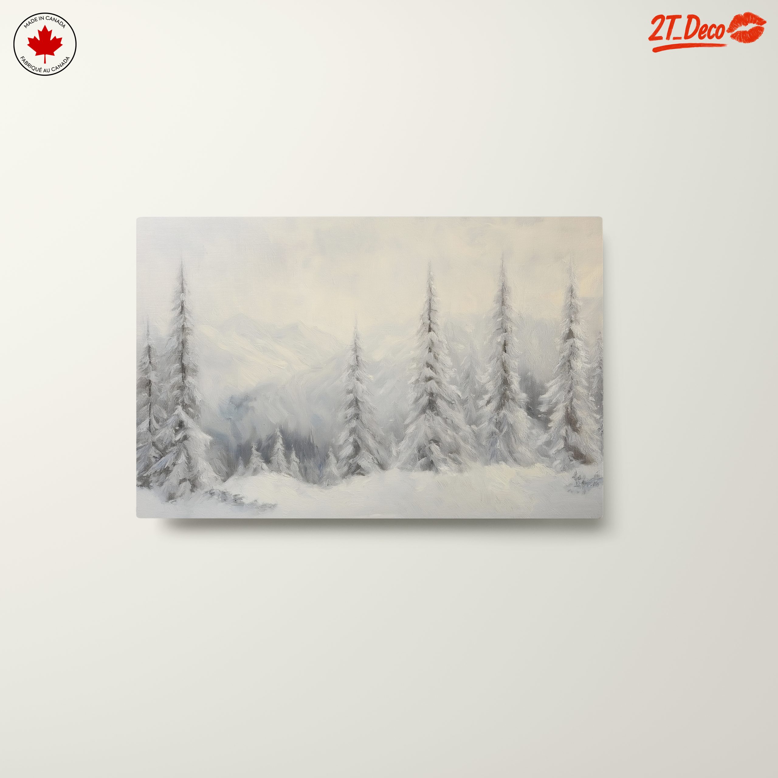 Serene Snowy Landscape with Trees 4 - Image 10