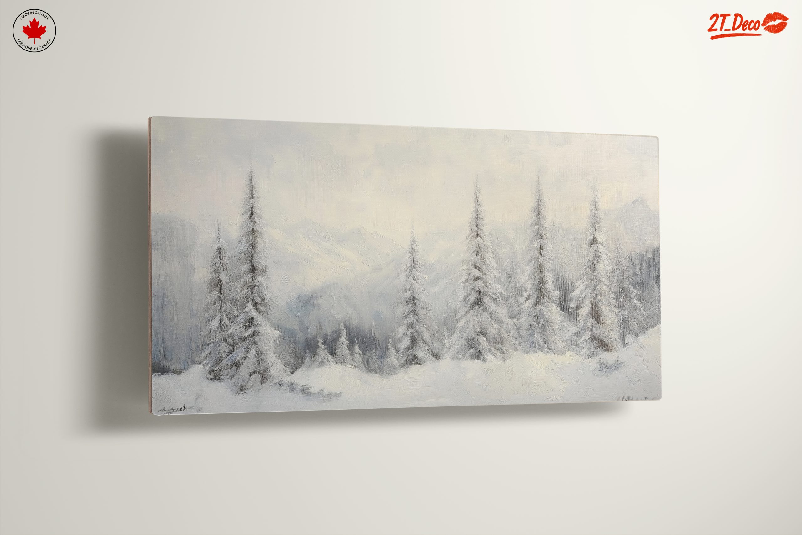 Serene Snowy Landscape with Trees 4 - Image 13