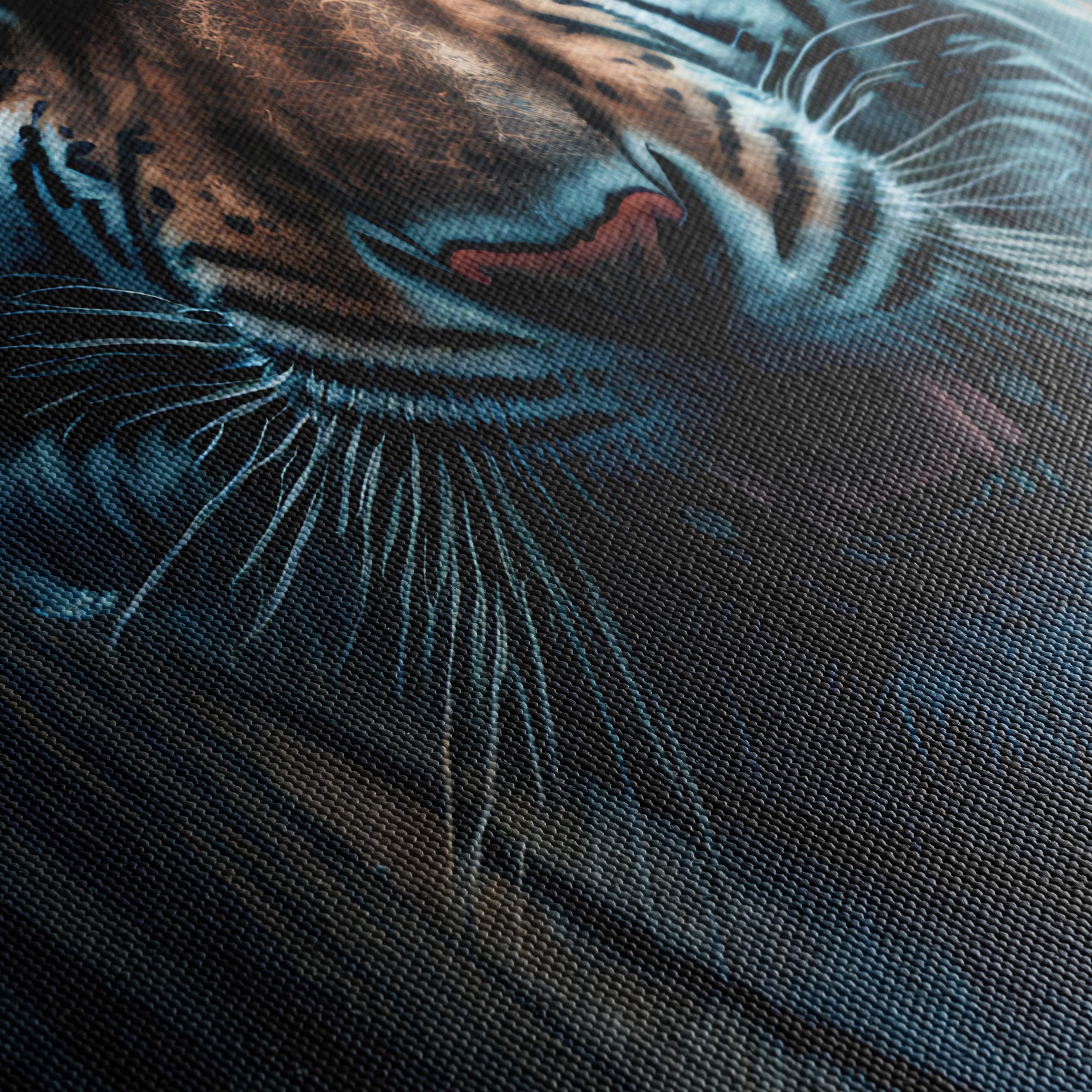 Realistic Tiger Wall Art in Water - Image 5