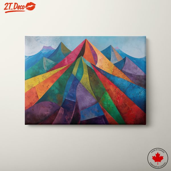 Vibrant Abstract Landscape Art