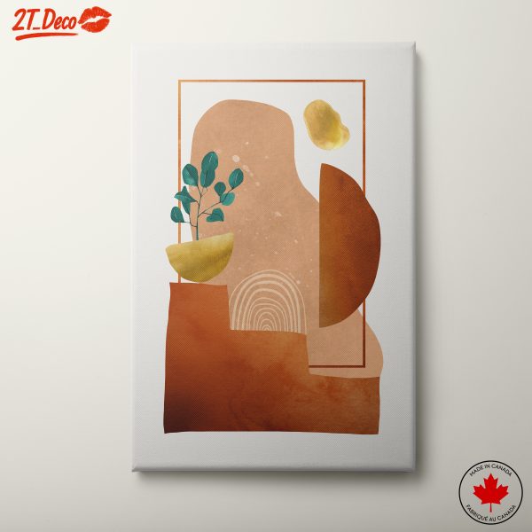 Abstract Earthy Shapes Wall Art