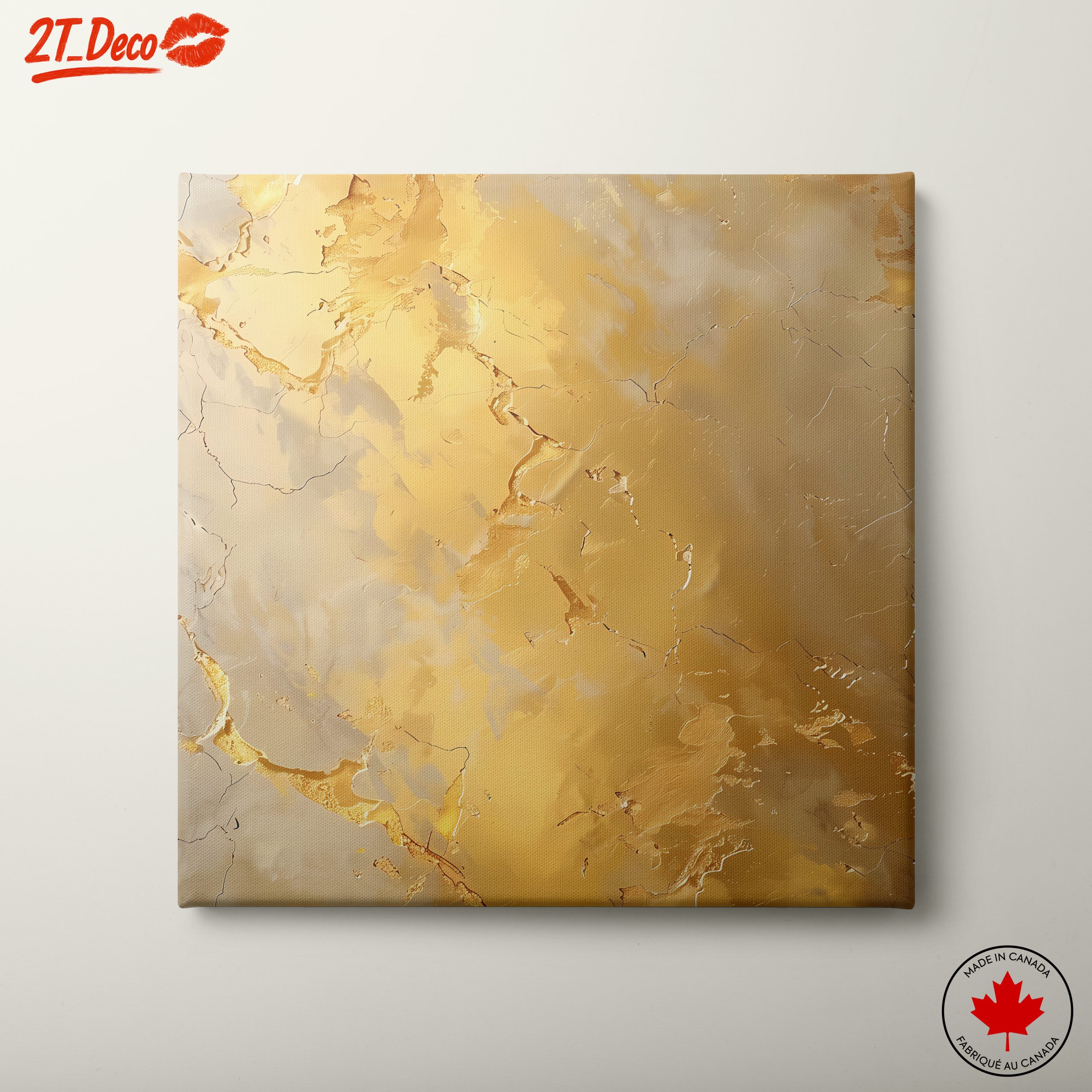 Elegant Gold Abstract Art Design
