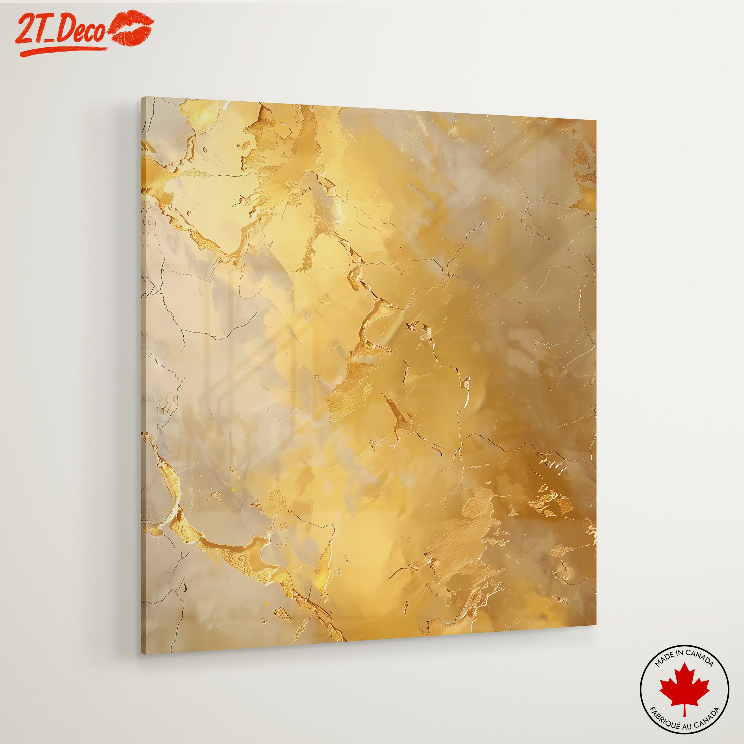 Elegant Gold Abstract Art Design - Image 6