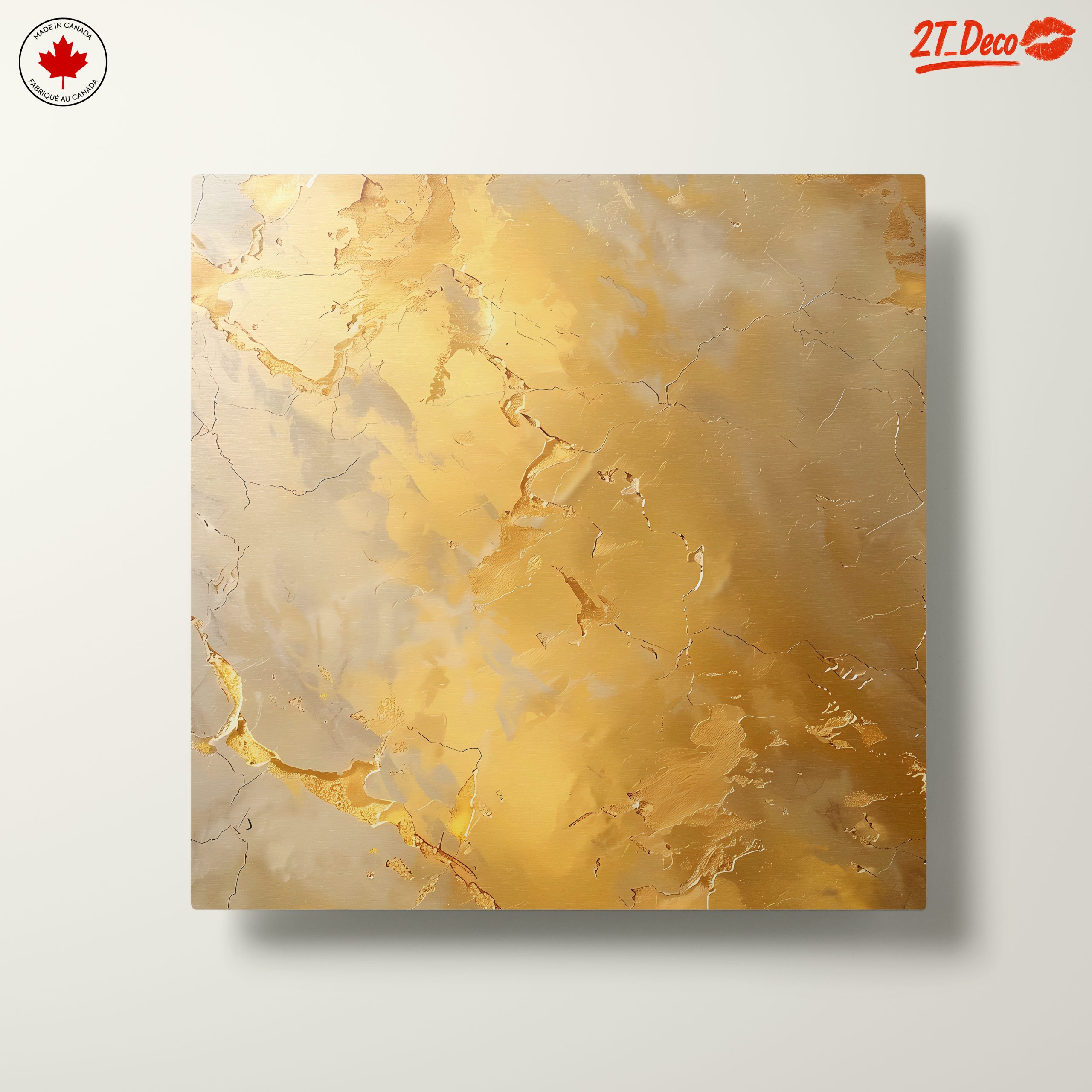 Elegant Gold Abstract Art Design - Image 10