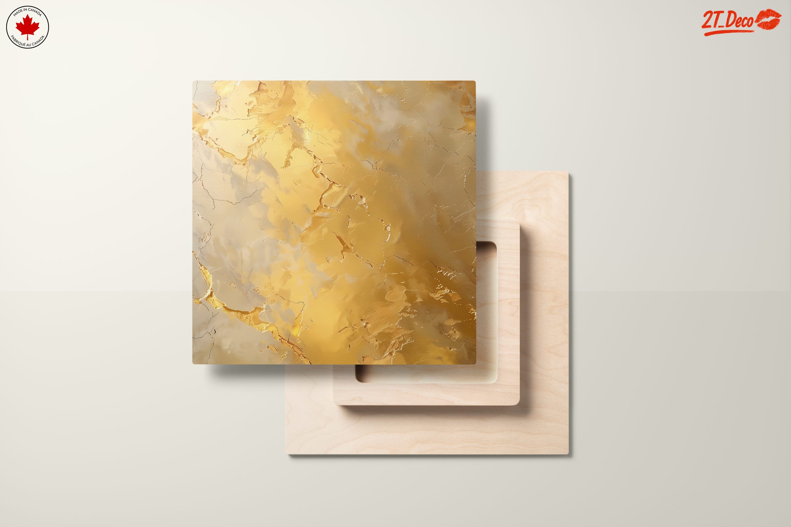 Elegant Gold Abstract Art Design - Image 11