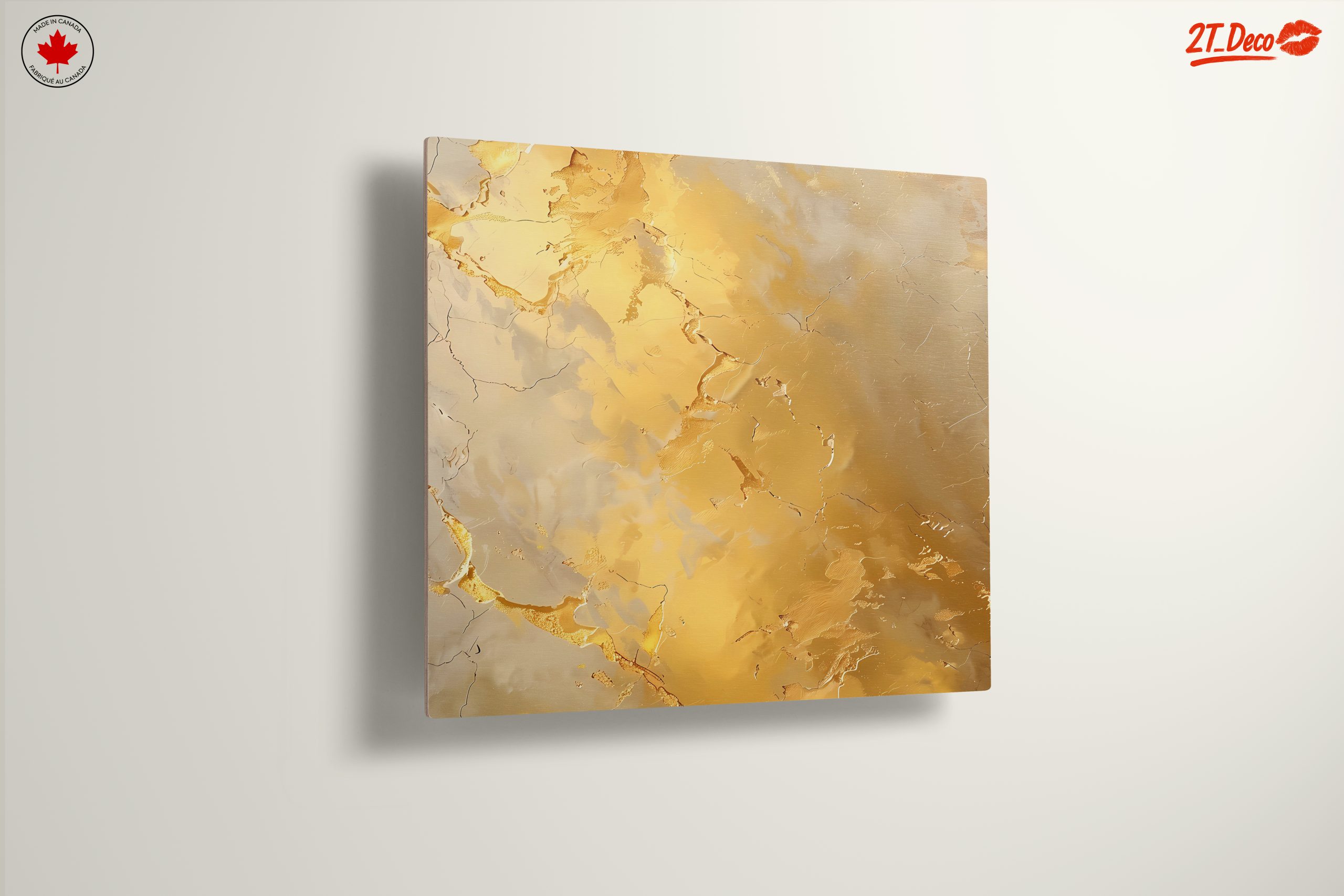 Elegant Gold Abstract Art Design - Image 13