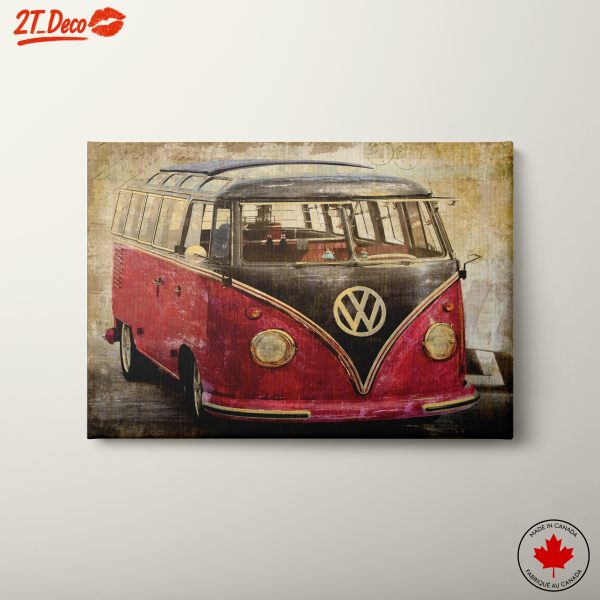 Vintage Volkswagen Bus Artwork