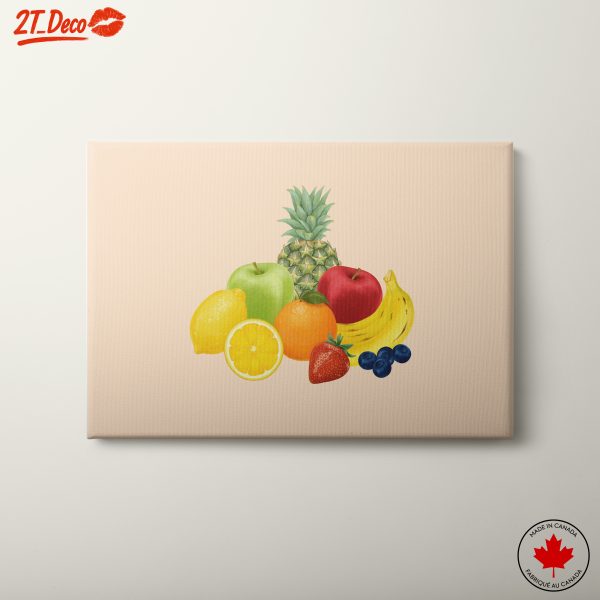 Colorful Abstract Food Arrangement Art