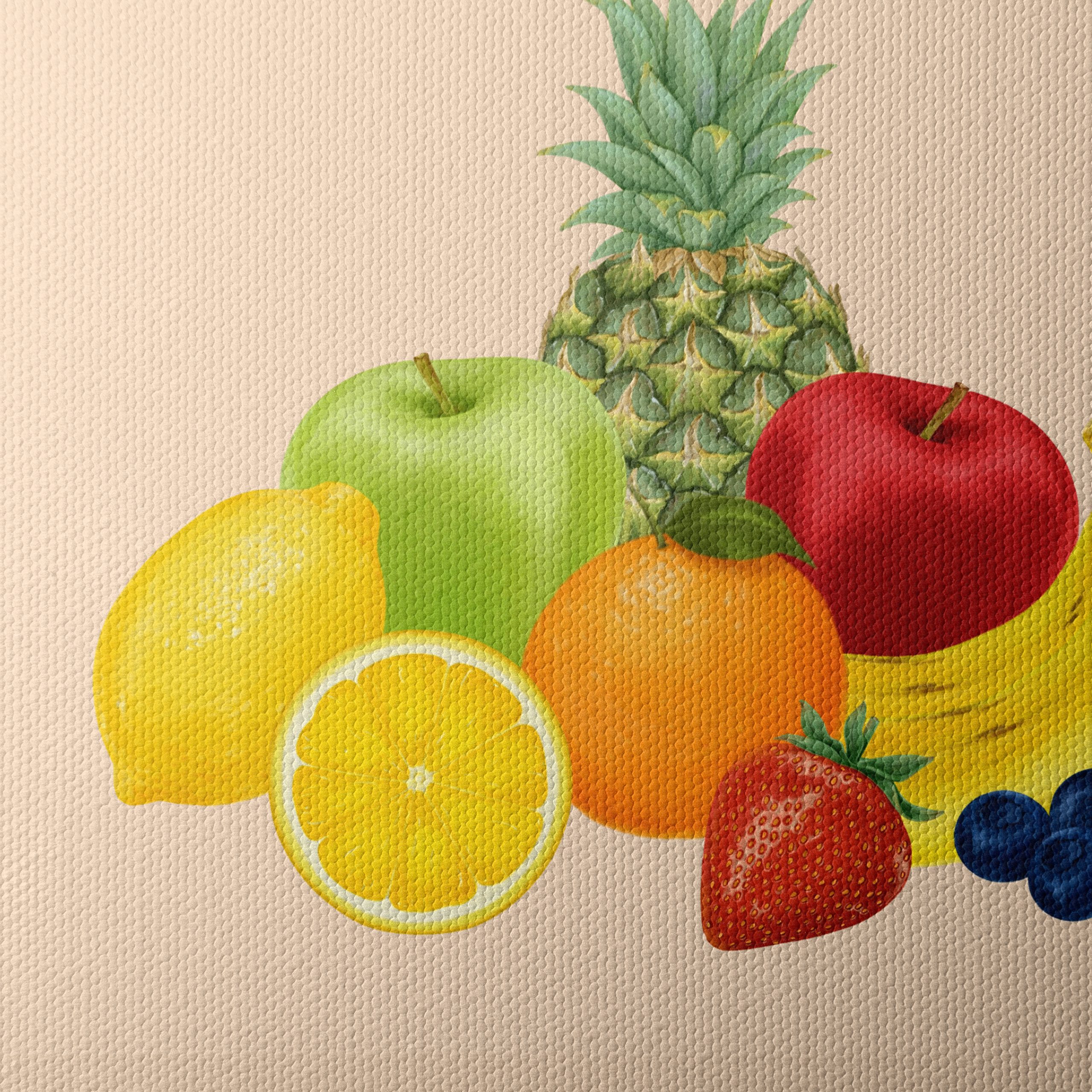 Colorful Abstract Food Arrangement Art - Image 4