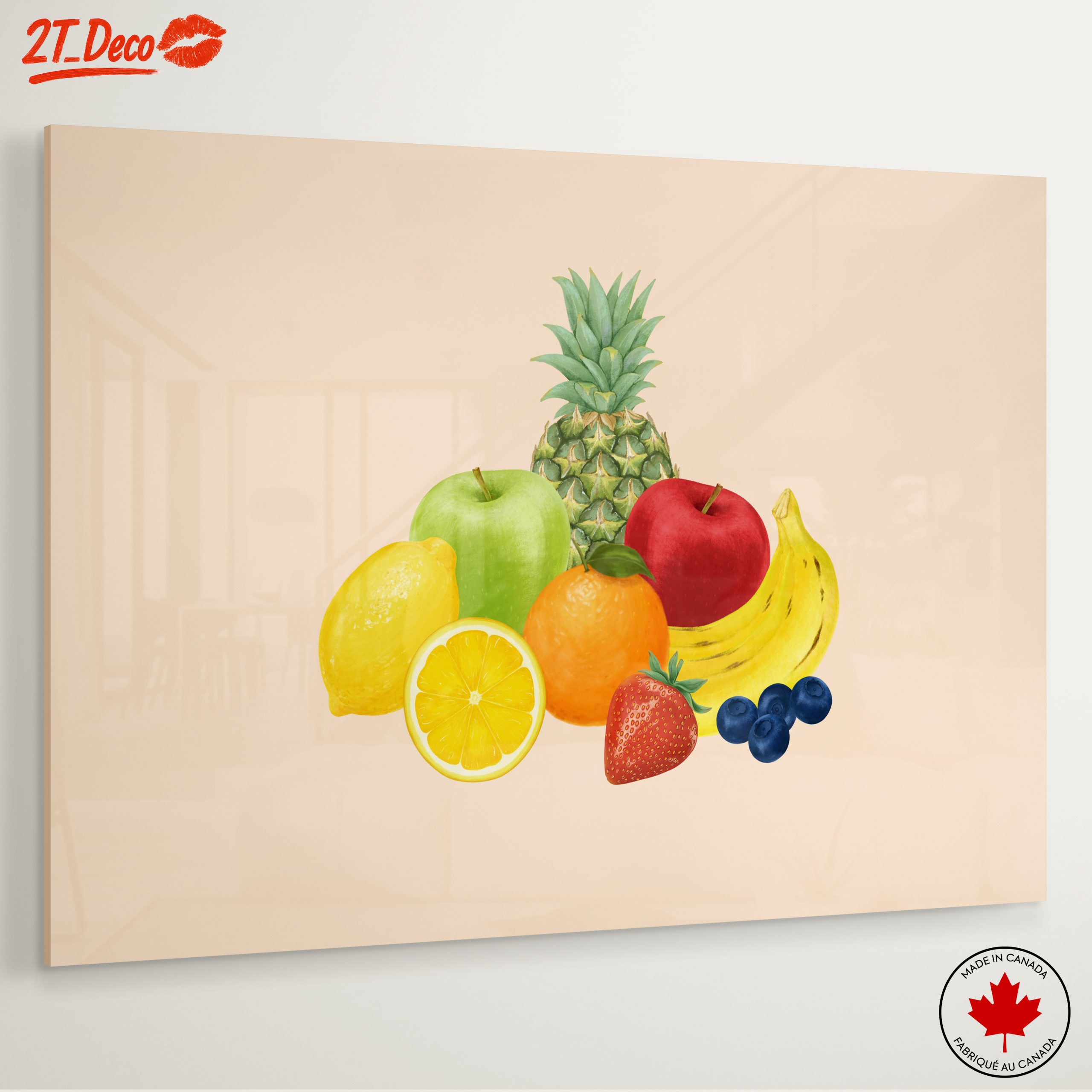 Colorful Abstract Food Arrangement Art - Image 6