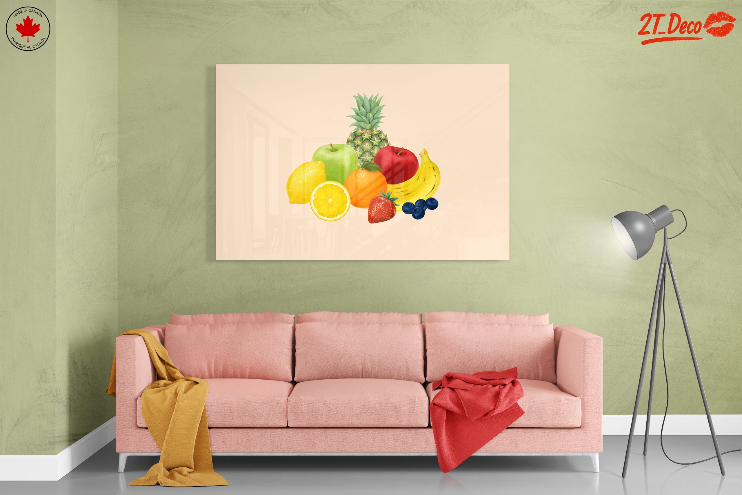 Colorful Abstract Food Arrangement Art - Image 7