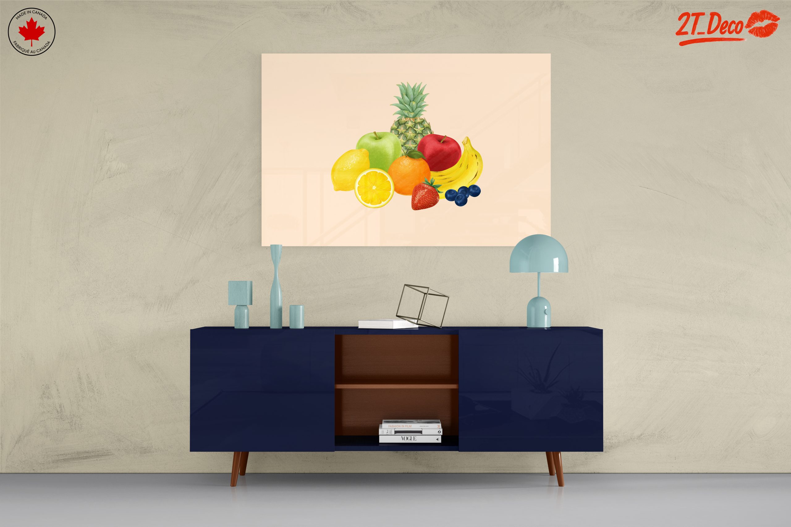 Colorful Abstract Food Arrangement Art - Image 8