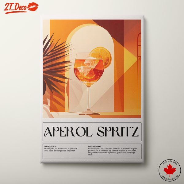 Aperol Spritz Cocktail Art 2