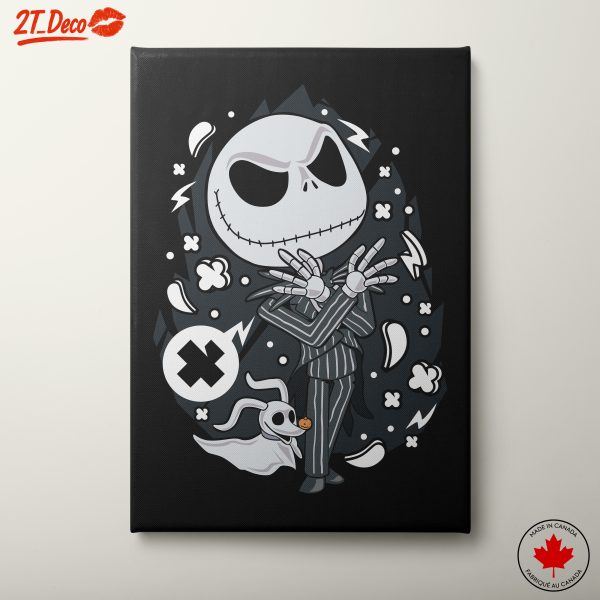 Stylized Jack Skellington Character Art