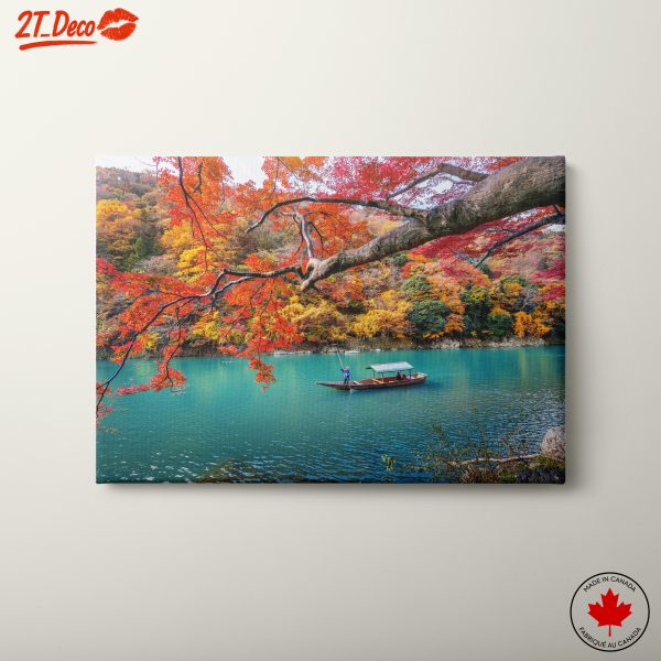 Serene Autumn Landscape with Colorful Trees