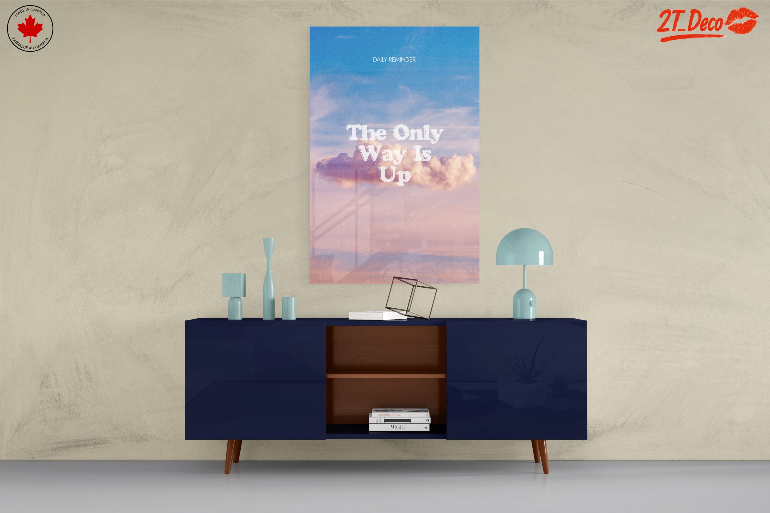 Inspirational Wall Art The Only Way Is Up - Image 8