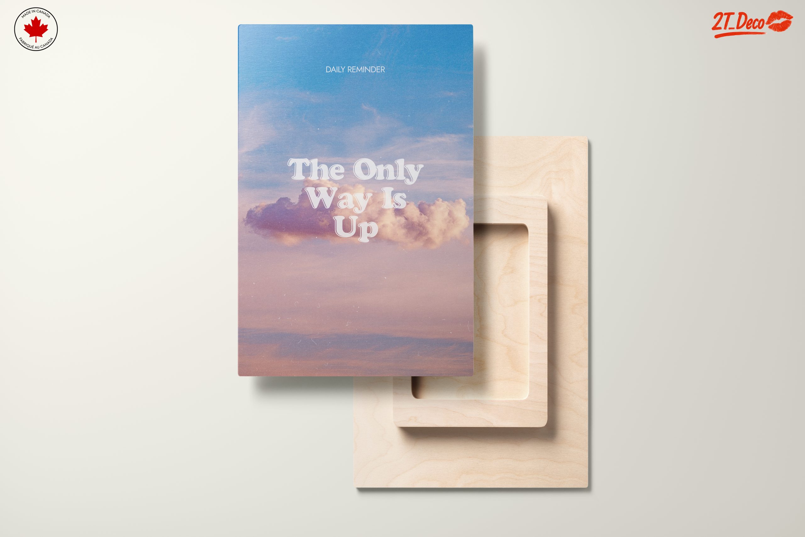 Inspirational Wall Art The Only Way Is Up - Image 11