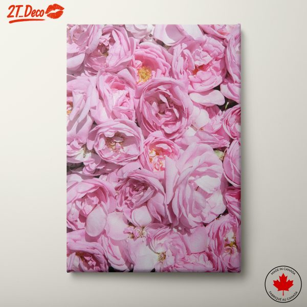 Pink Rose Floral Art