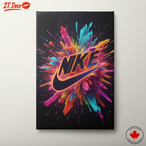 Vibrant Nike Logo Artwork