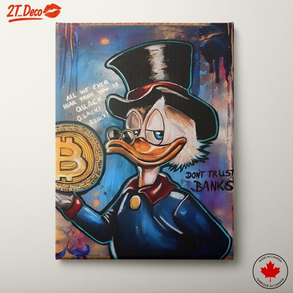 Playful Animal Art with Cryptocurrency Theme