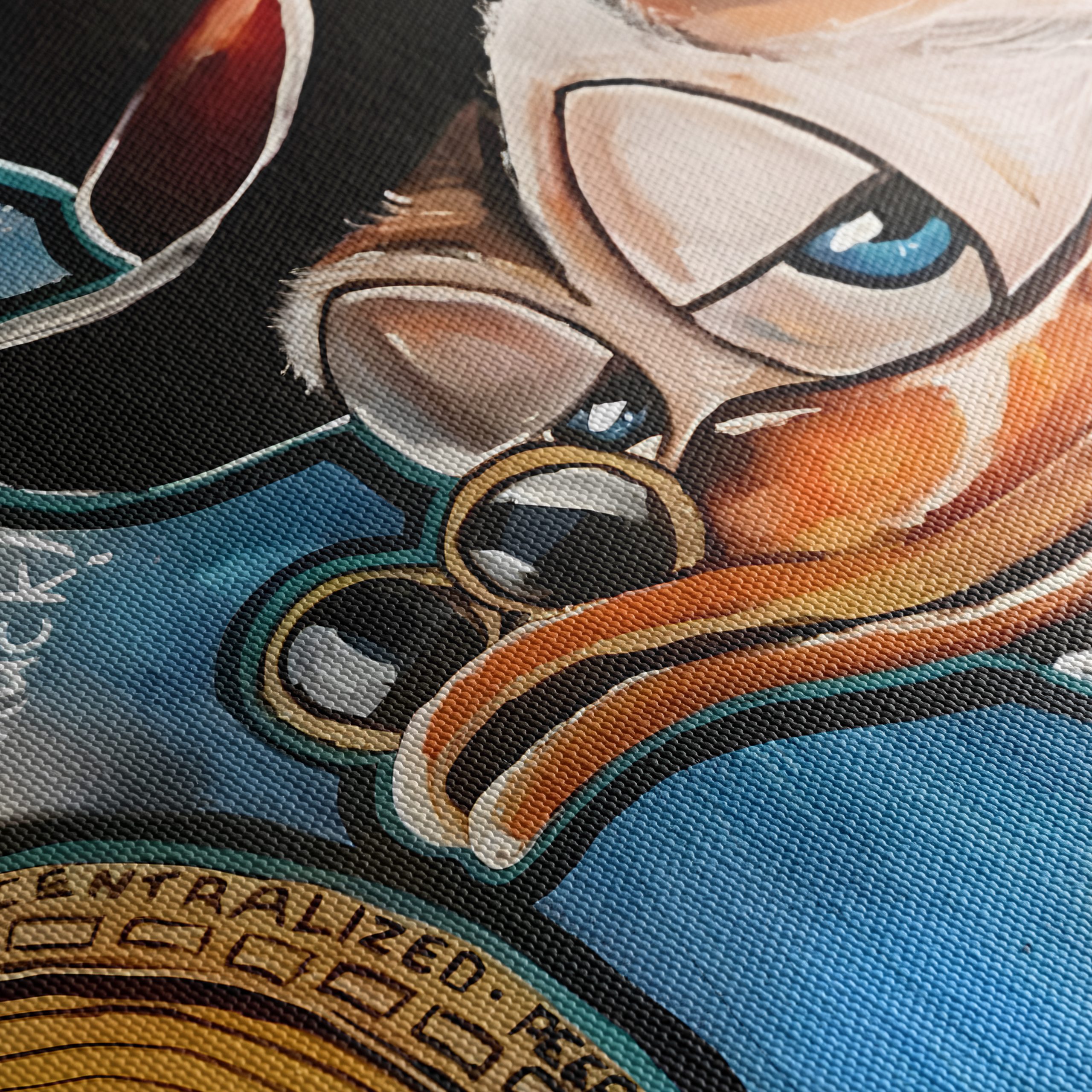 Playful Animal Art with Cryptocurrency Theme - Image 5