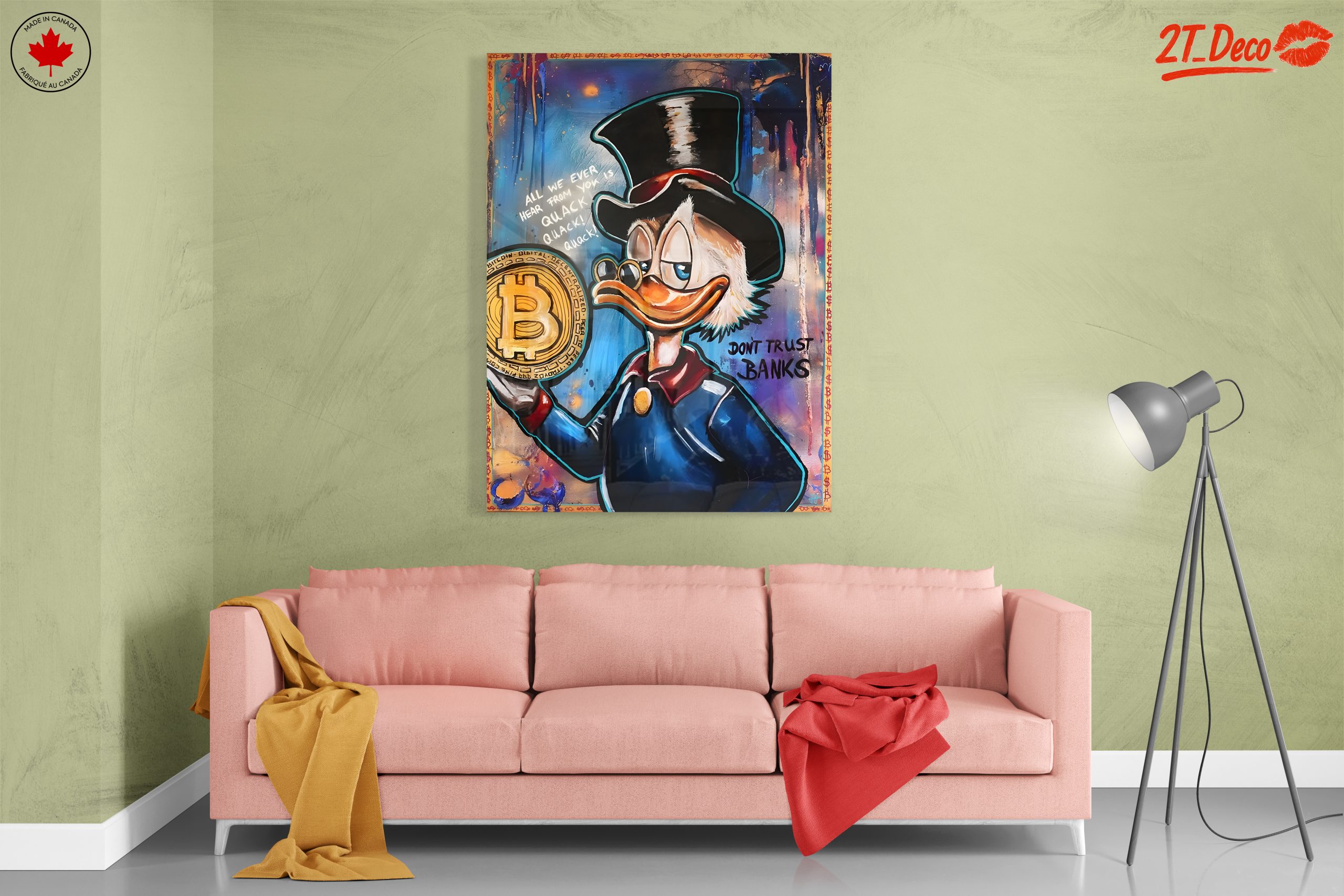 Playful Animal Art with Cryptocurrency Theme - Image 7