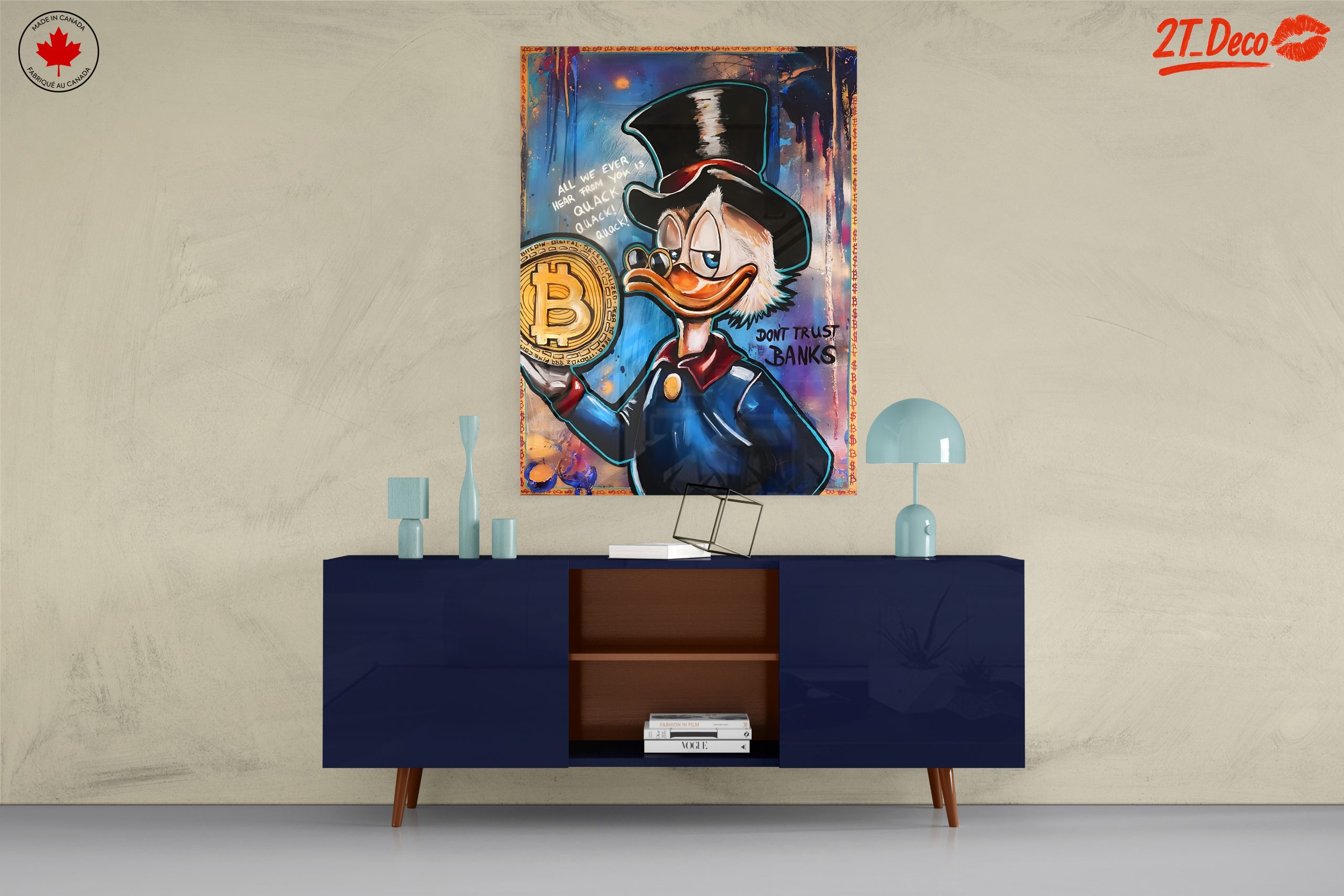 Playful Animal Art with Cryptocurrency Theme - Image 8