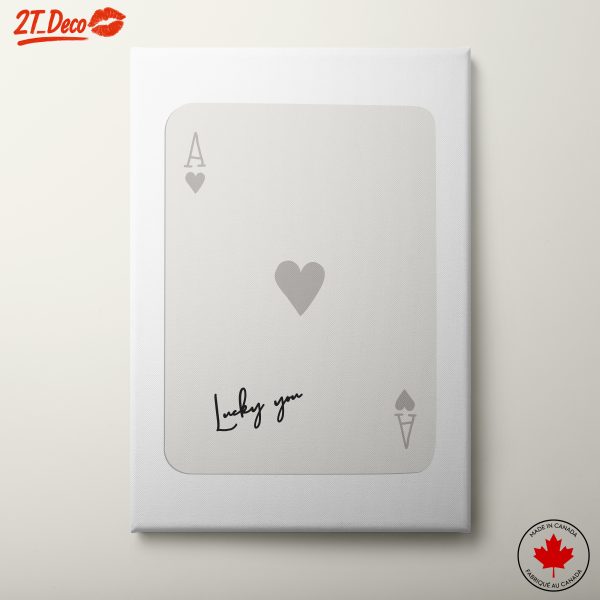 Ace of Hearts Design With Lucky You