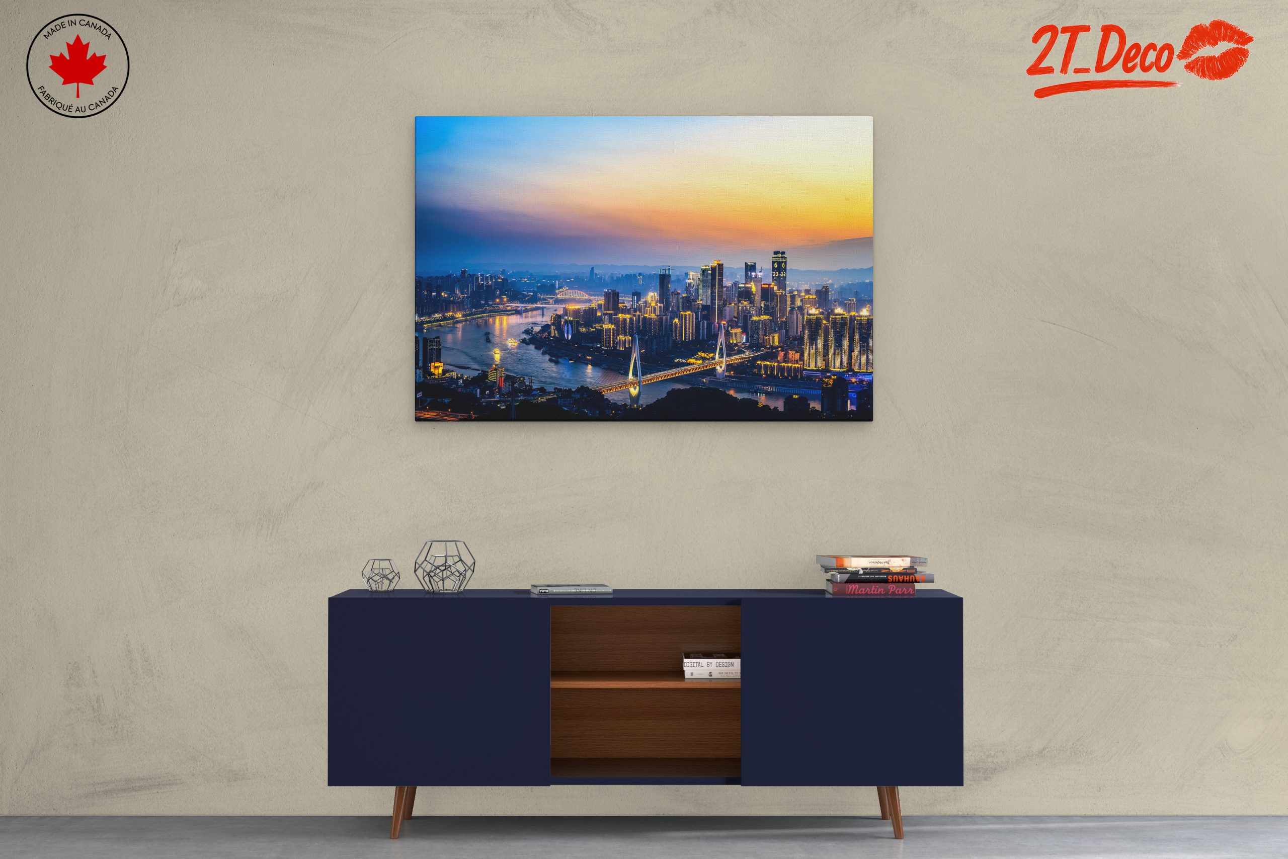 Vibrant City Skyline at Sunset 2 - Image 3
