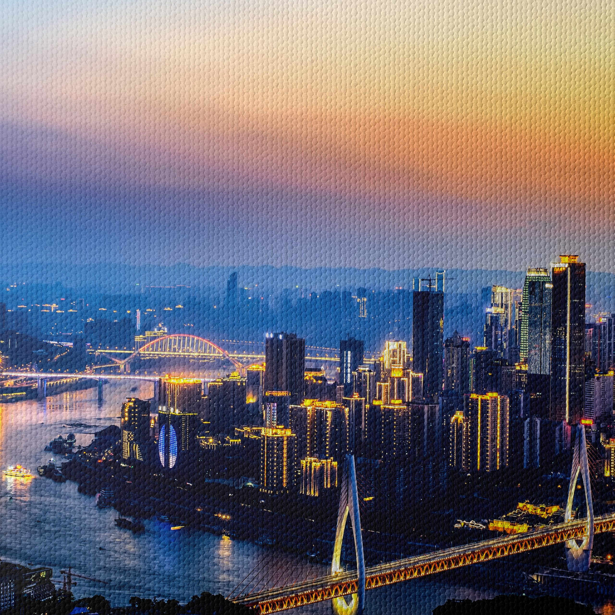 Vibrant City Skyline at Sunset 2 - Image 4