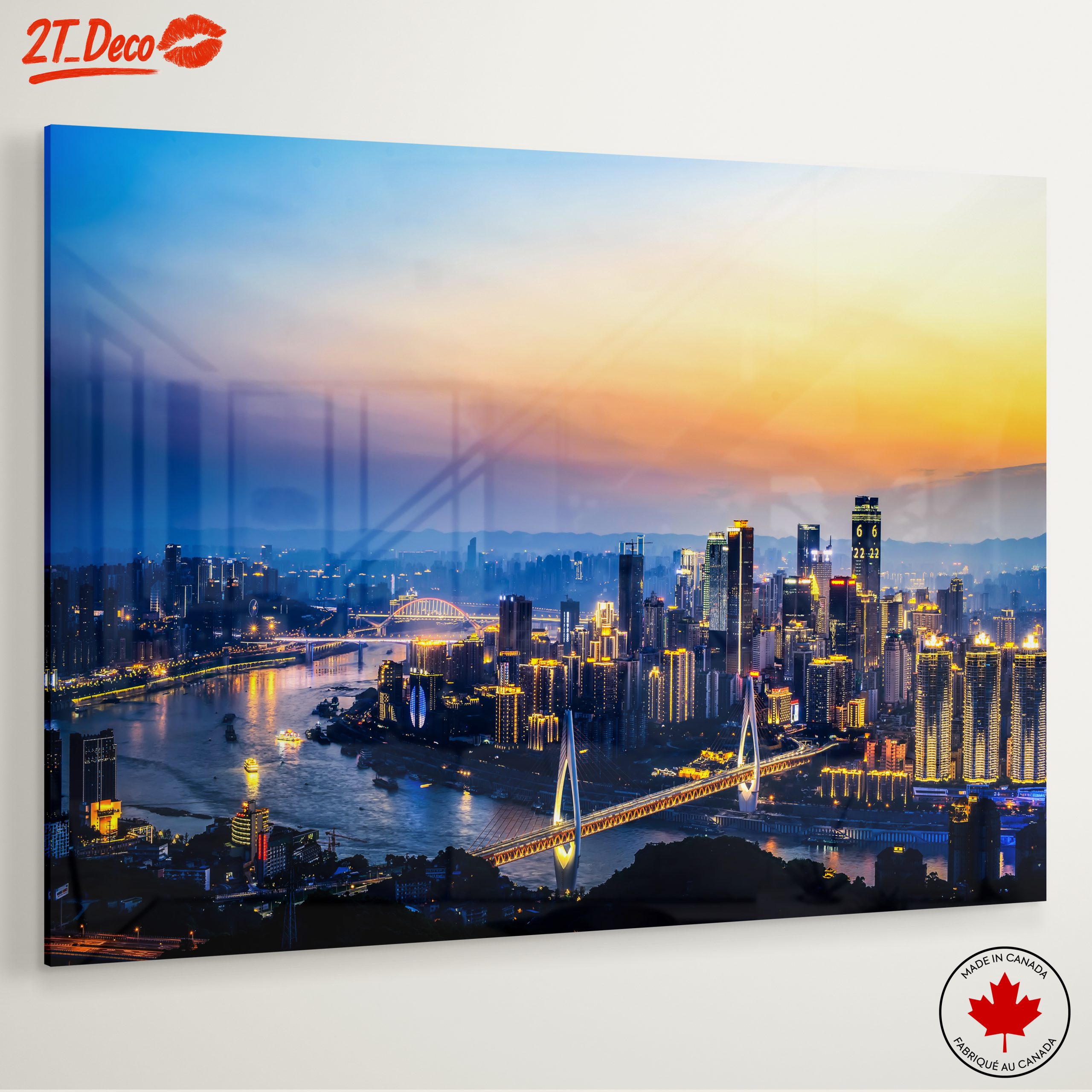 Vibrant City Skyline at Sunset 2 - Image 6