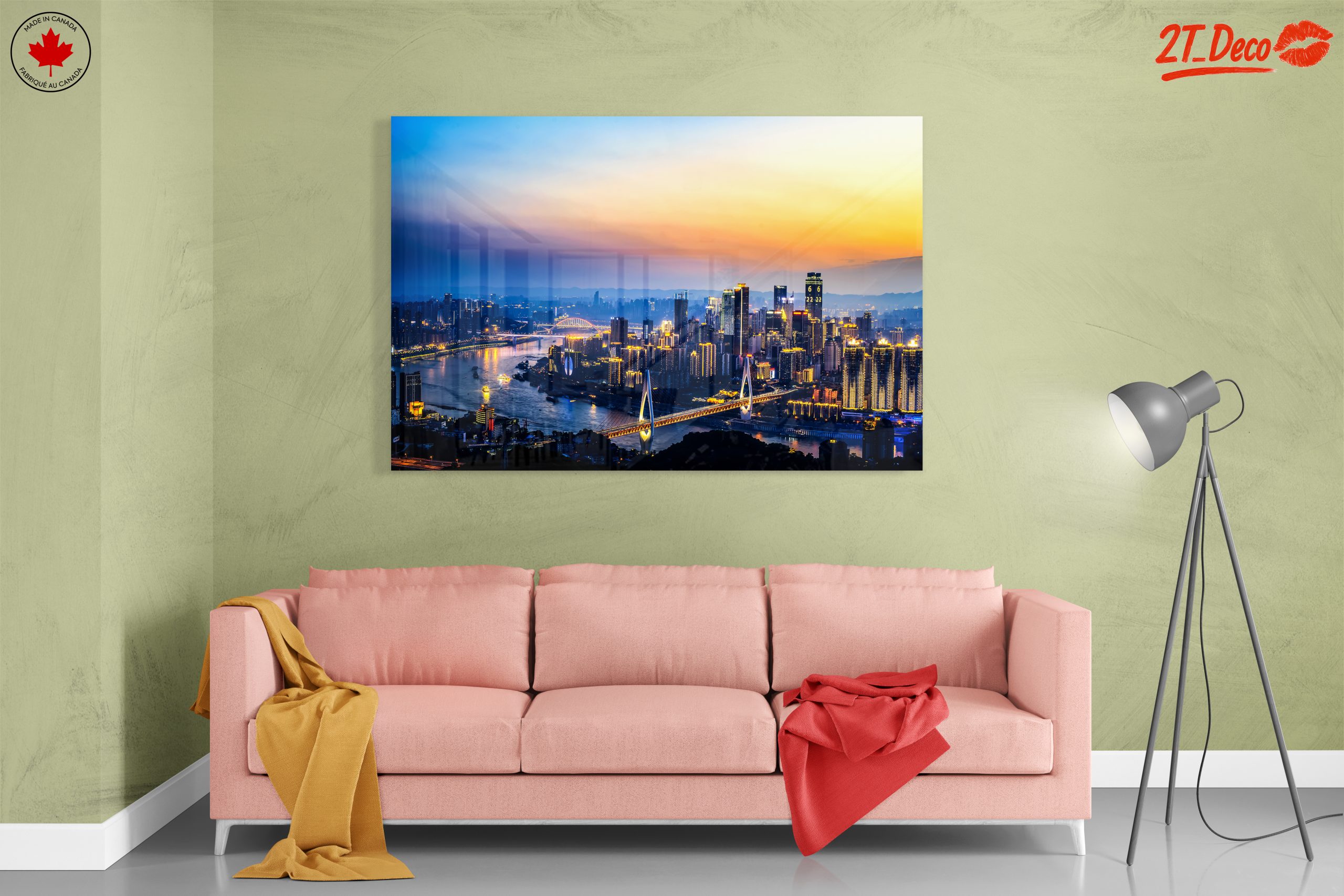 Vibrant City Skyline at Sunset 2 - Image 7