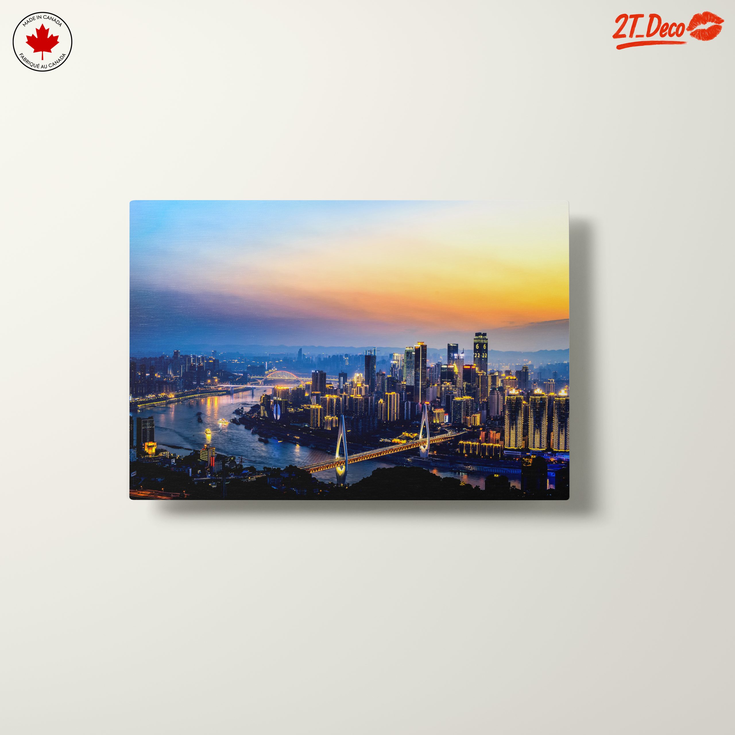 Vibrant City Skyline at Sunset 2 - Image 10