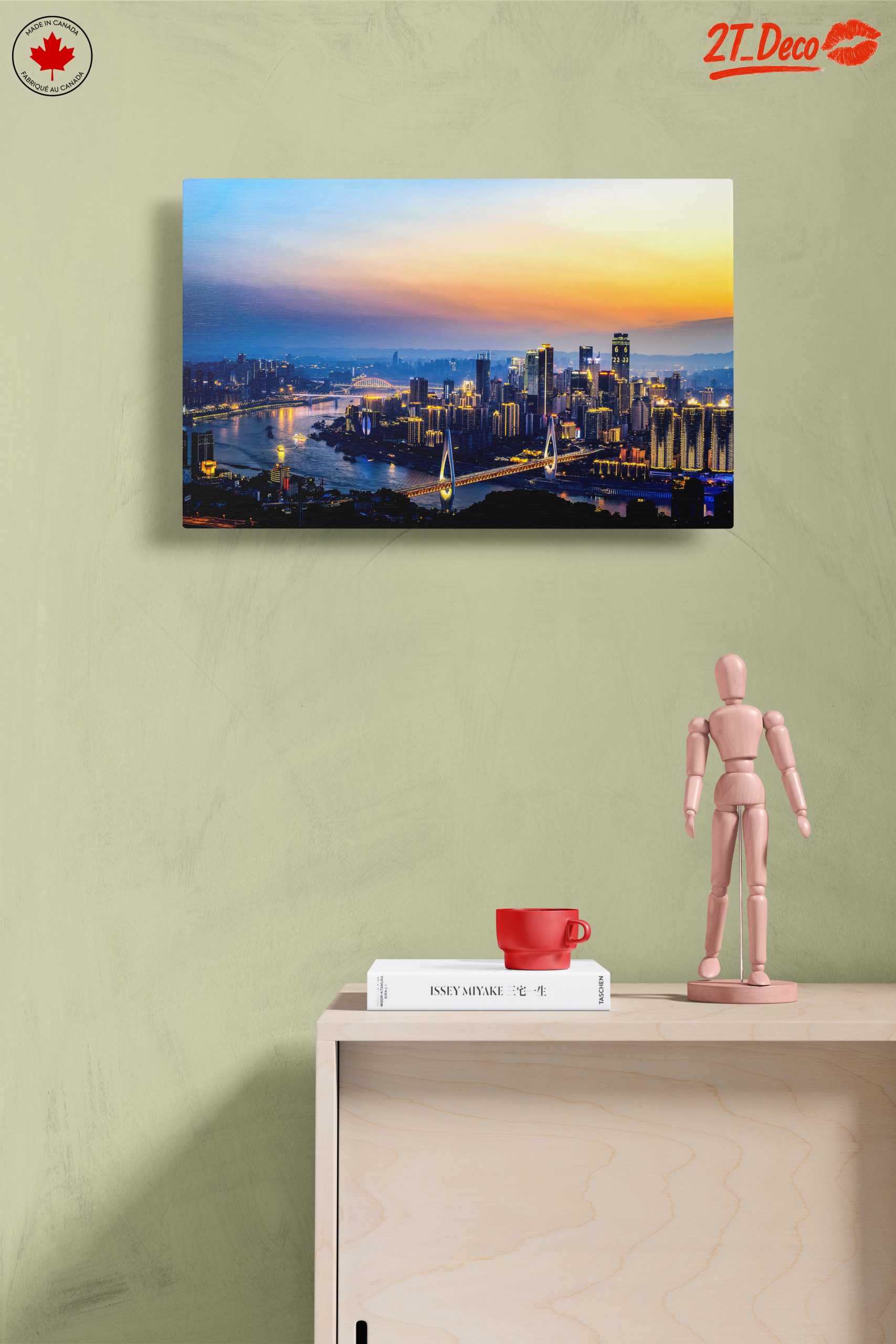 Vibrant City Skyline at Sunset 2 - Image 14